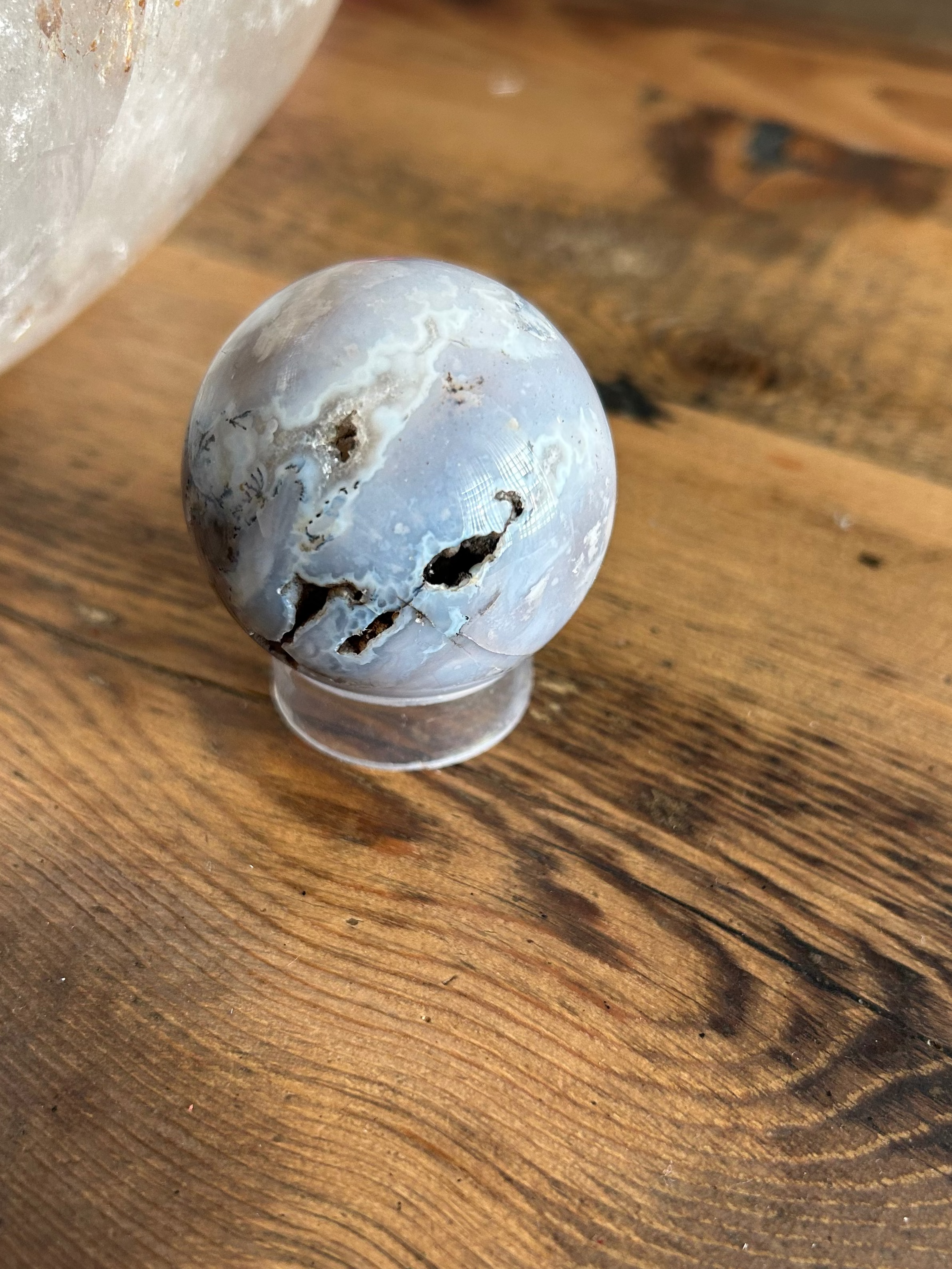 Dendritic Agate Sphere