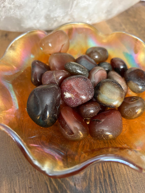 Brown Red Agate Tumble