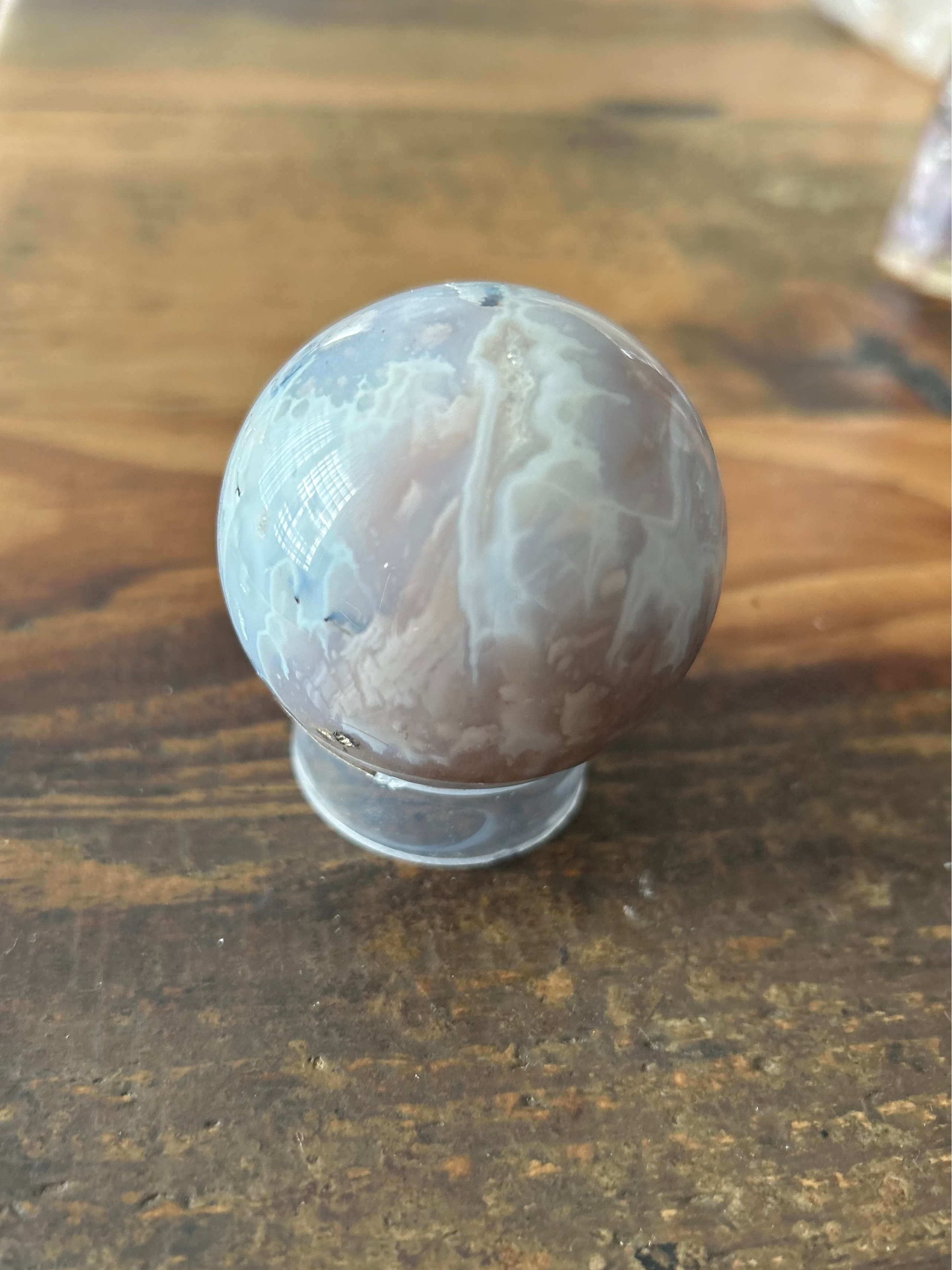 Dendritic Agate Sphere