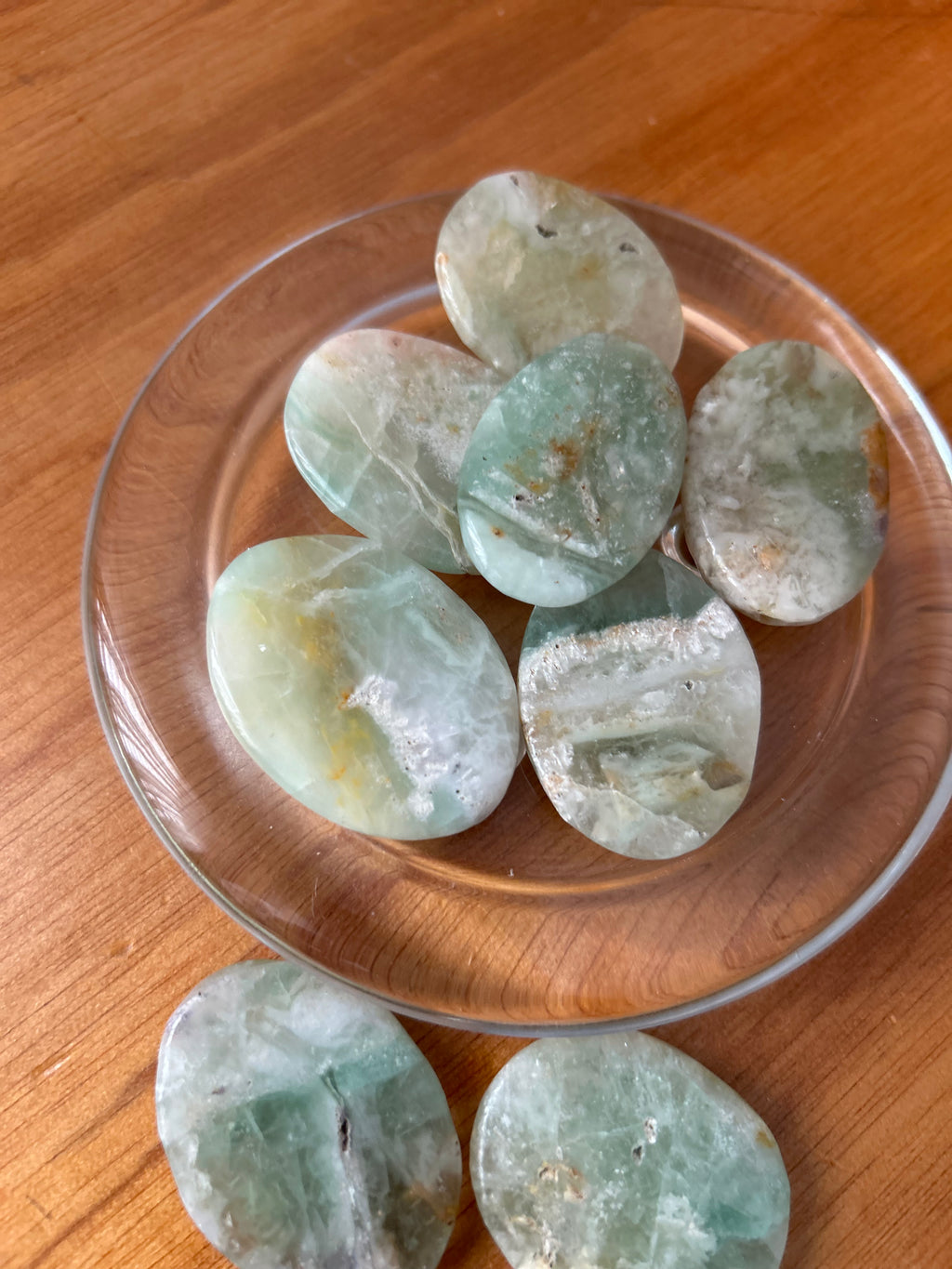 Green Fluorite Palm