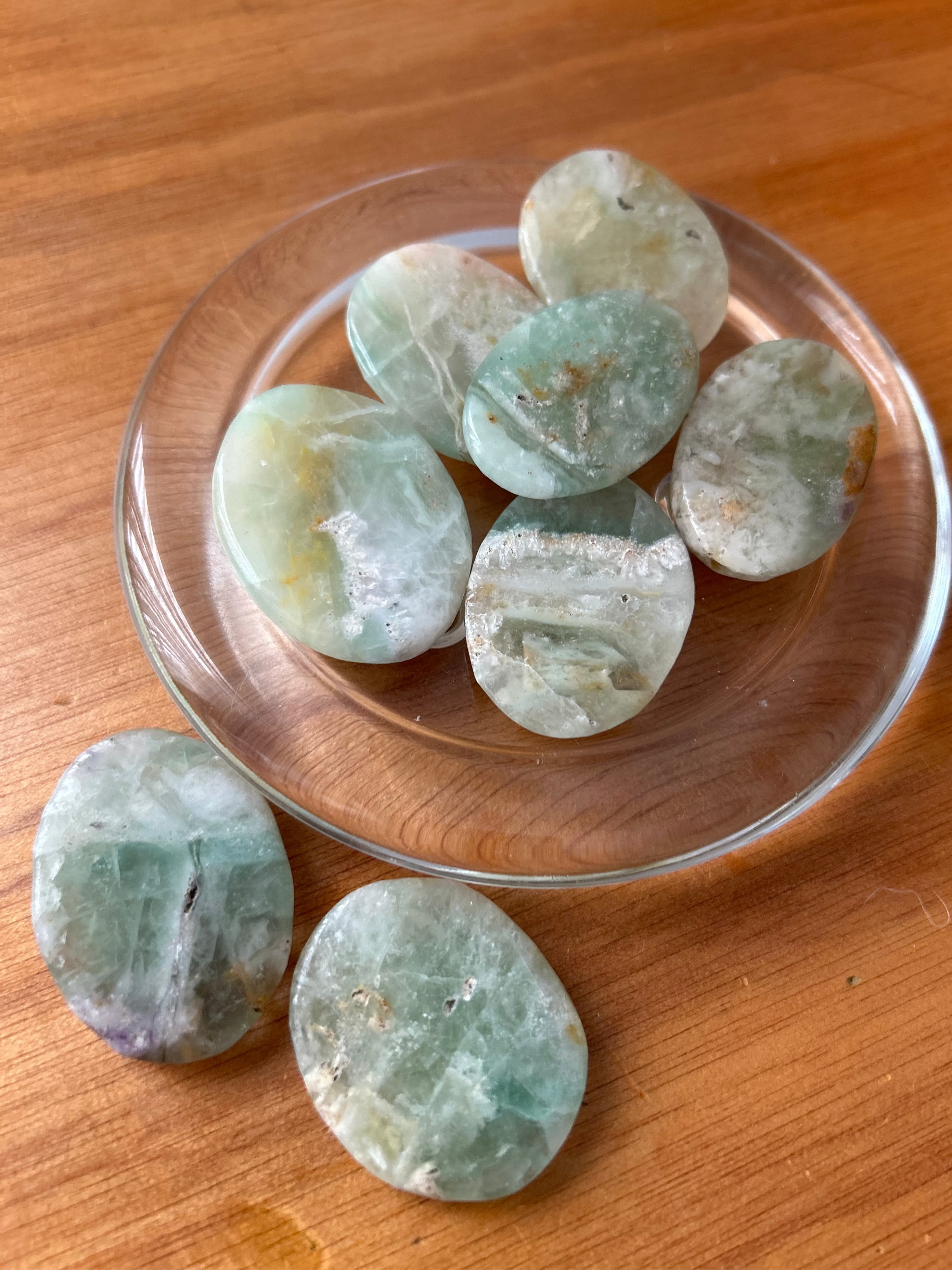 Green Fluorite Palm