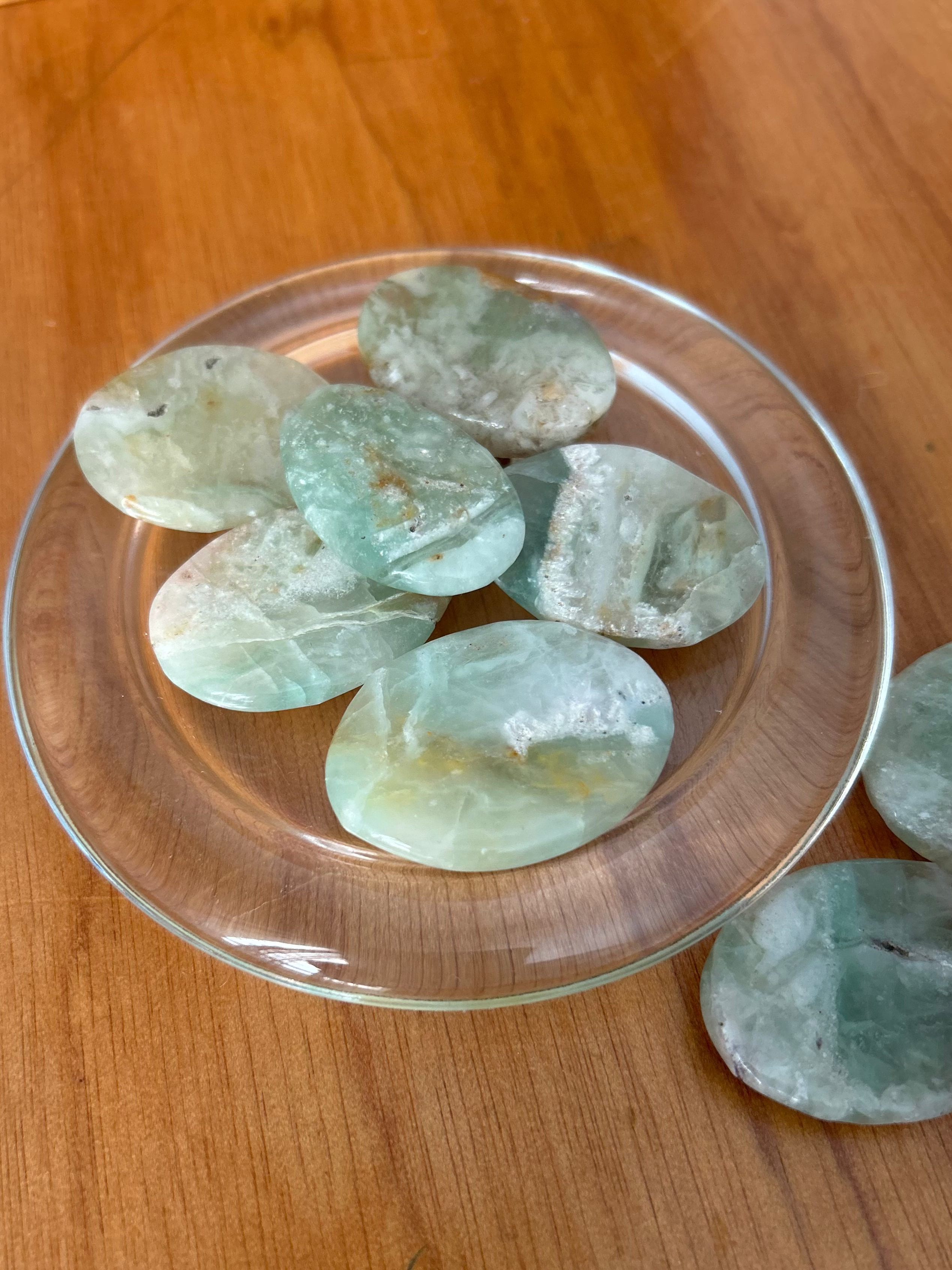 Green Fluorite Palm
