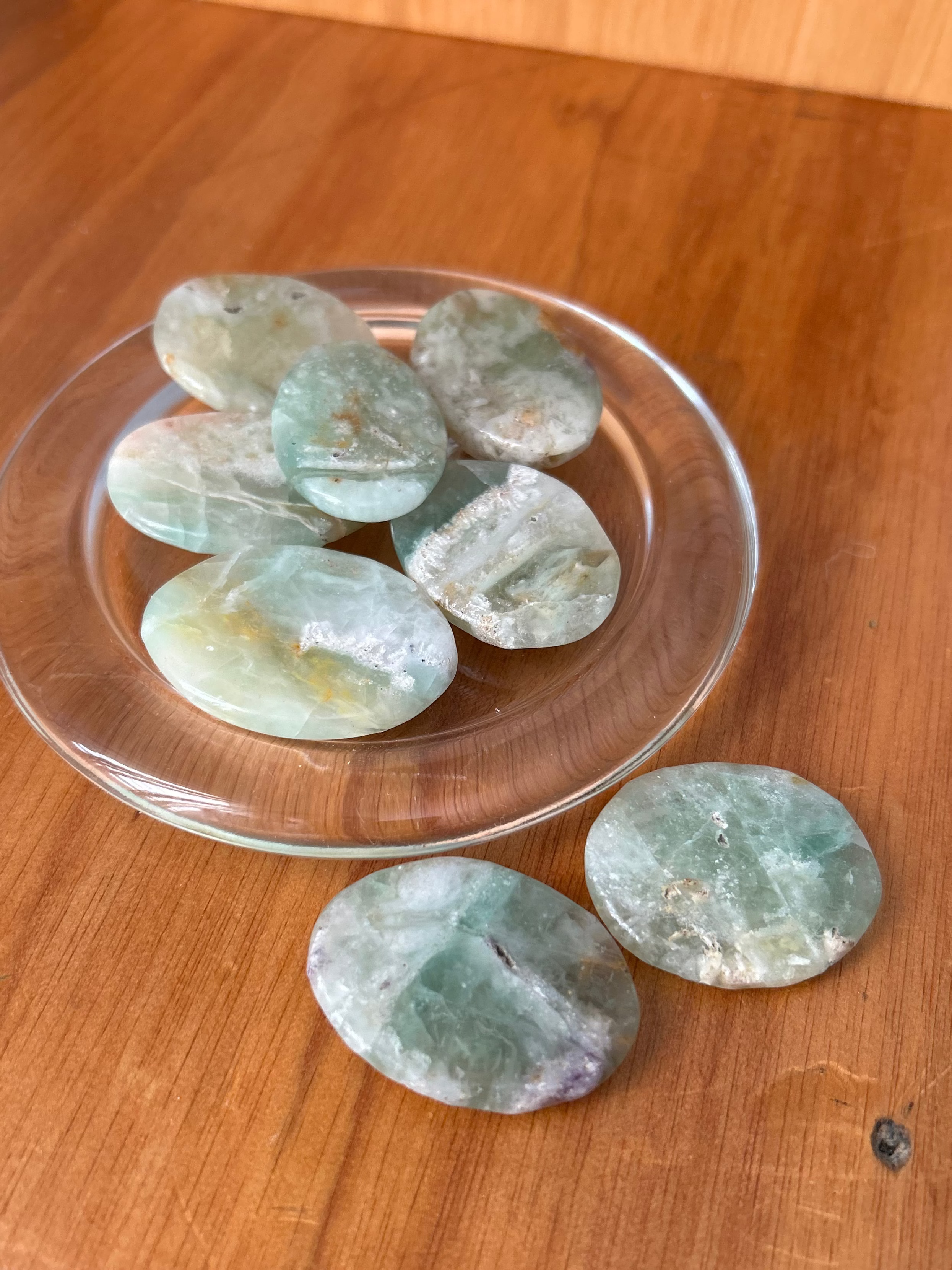 Green Fluorite Palm
