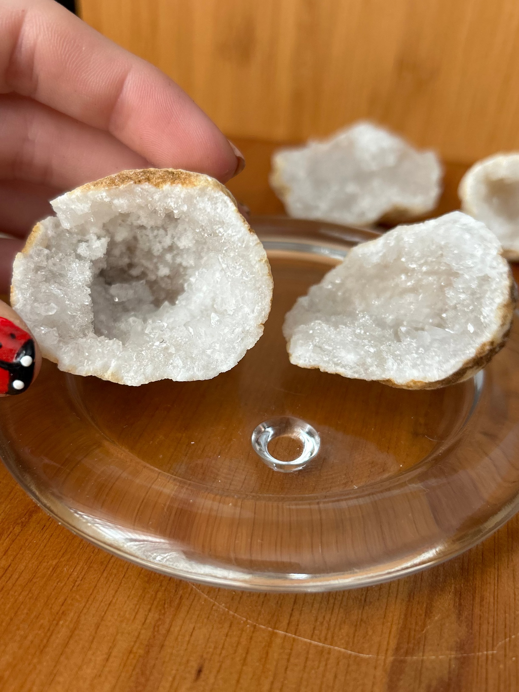 Quartz Geode Pair #2