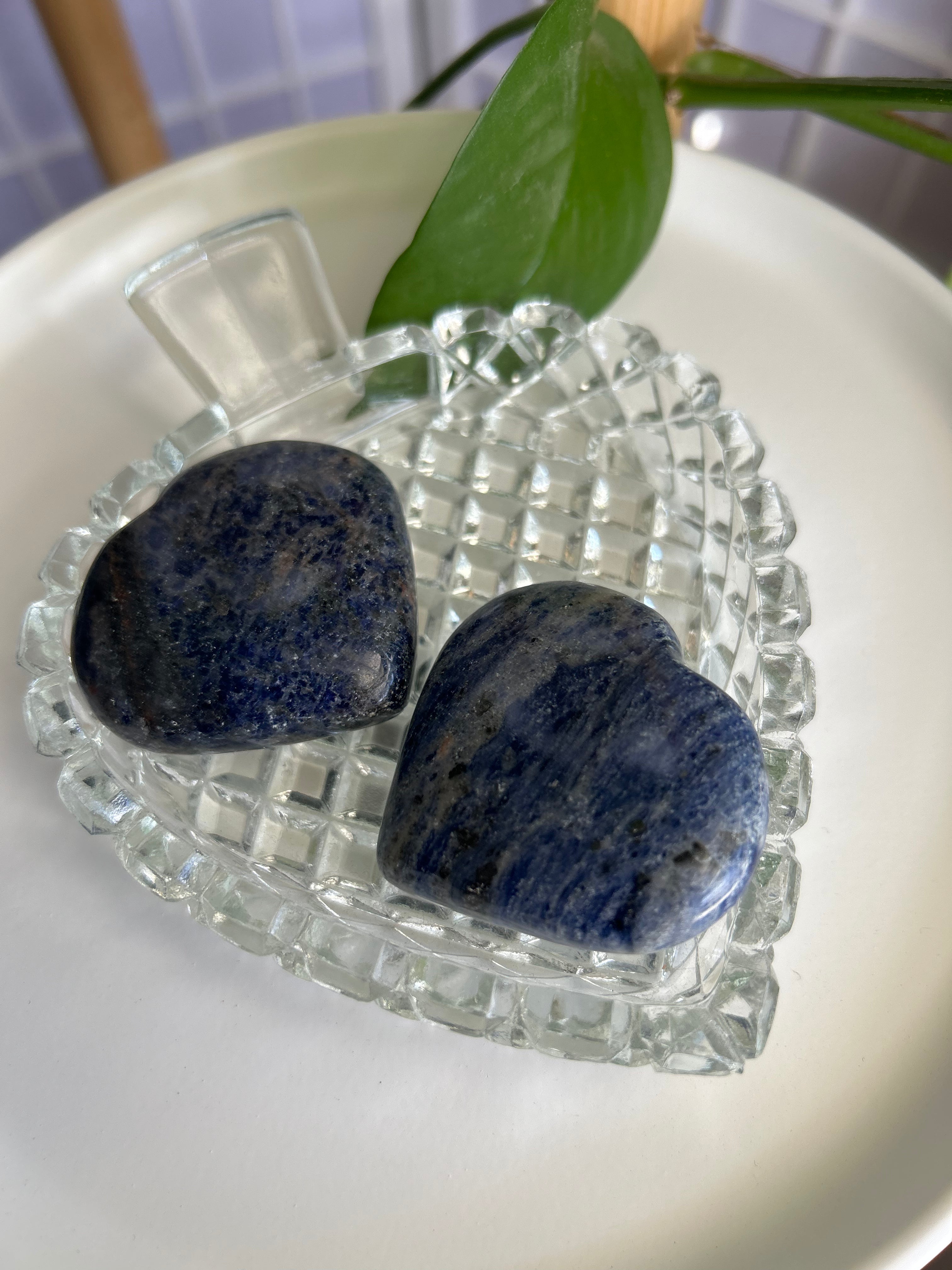 Sodalite Hearts