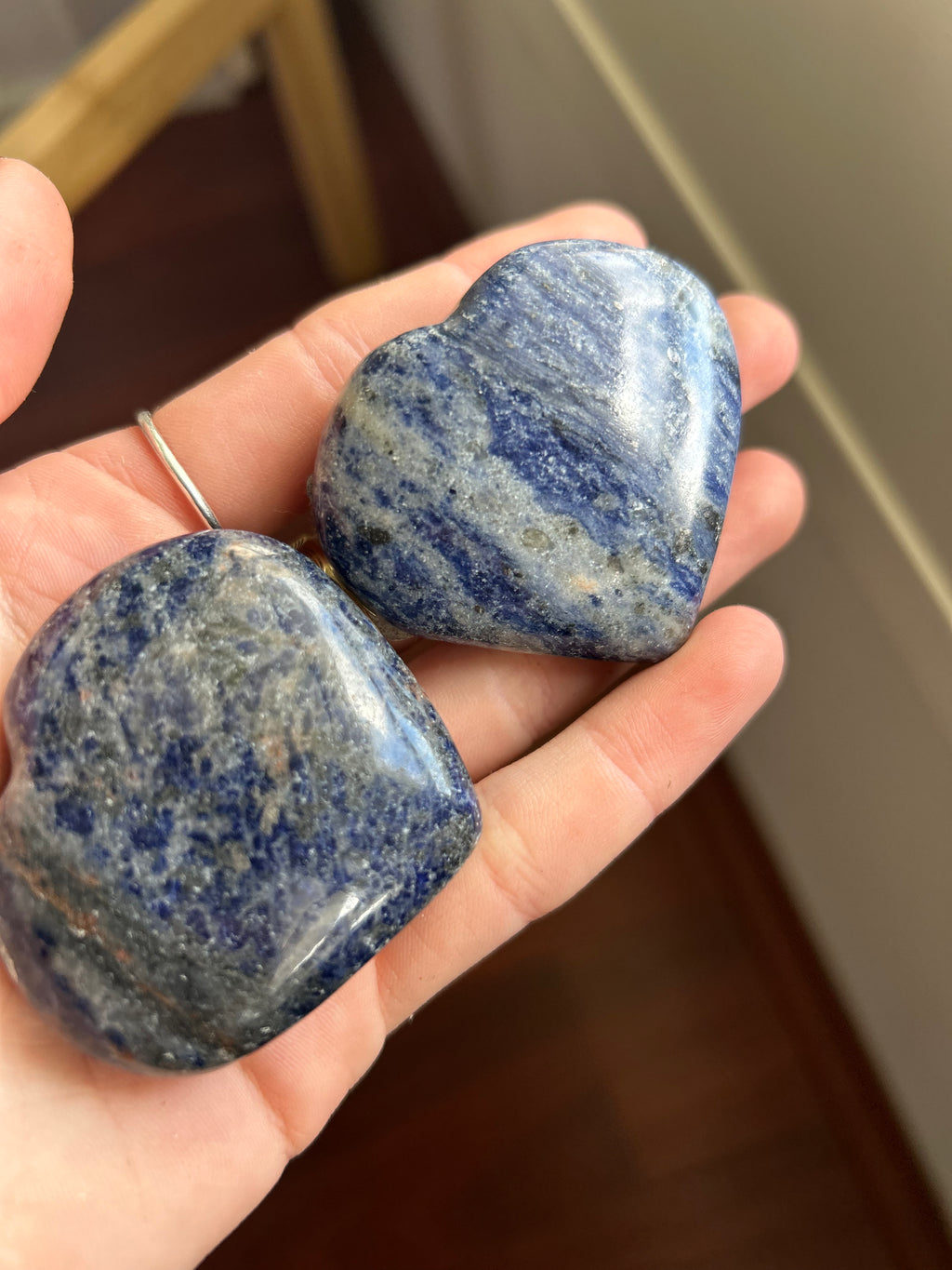Sodalite Hearts