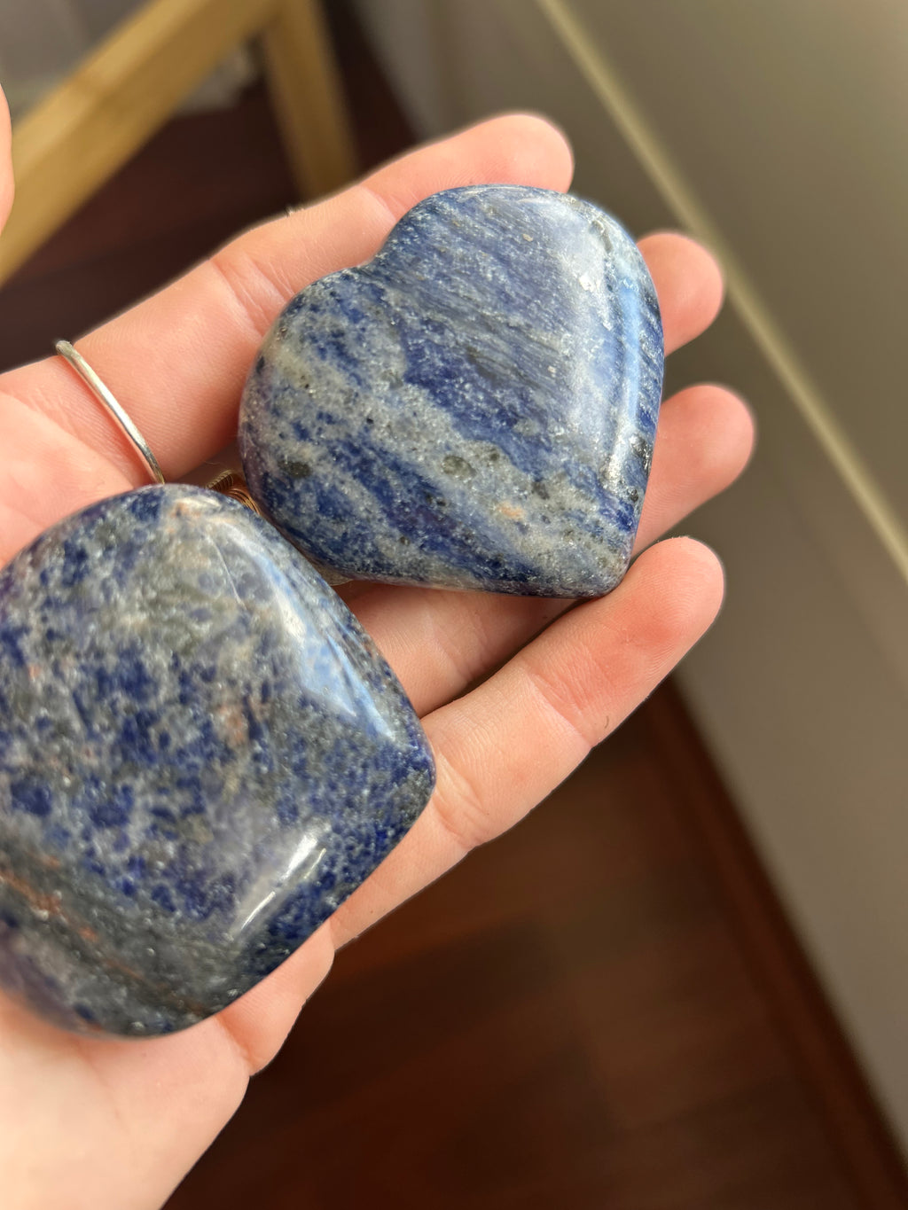 Sodalite Hearts