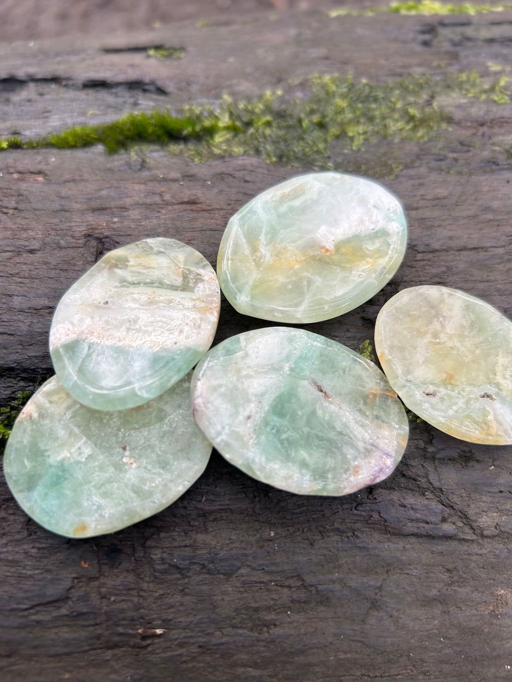 Green Fluorite Palm