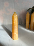 Orange Calcite Tower #1