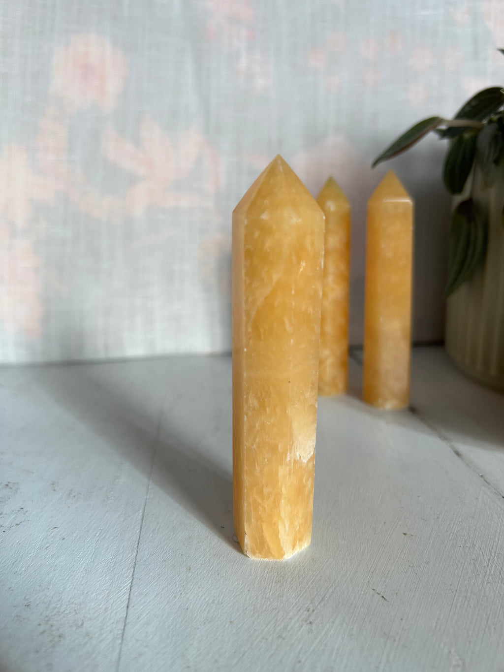 Orange Calcite Tower #2