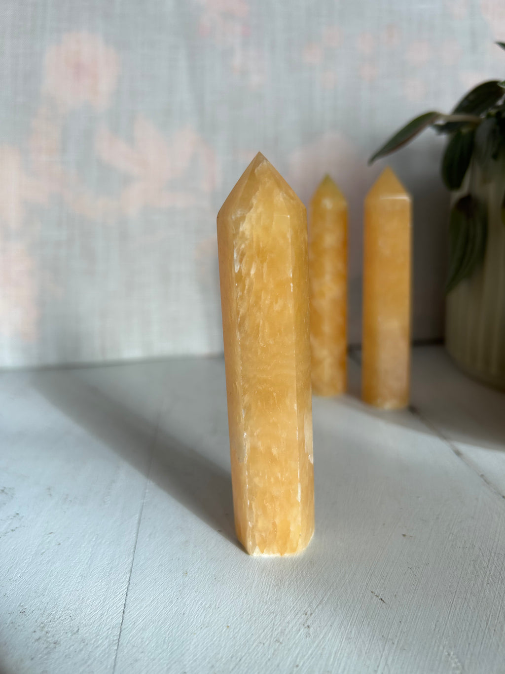 Orange Calcite Tower #2
