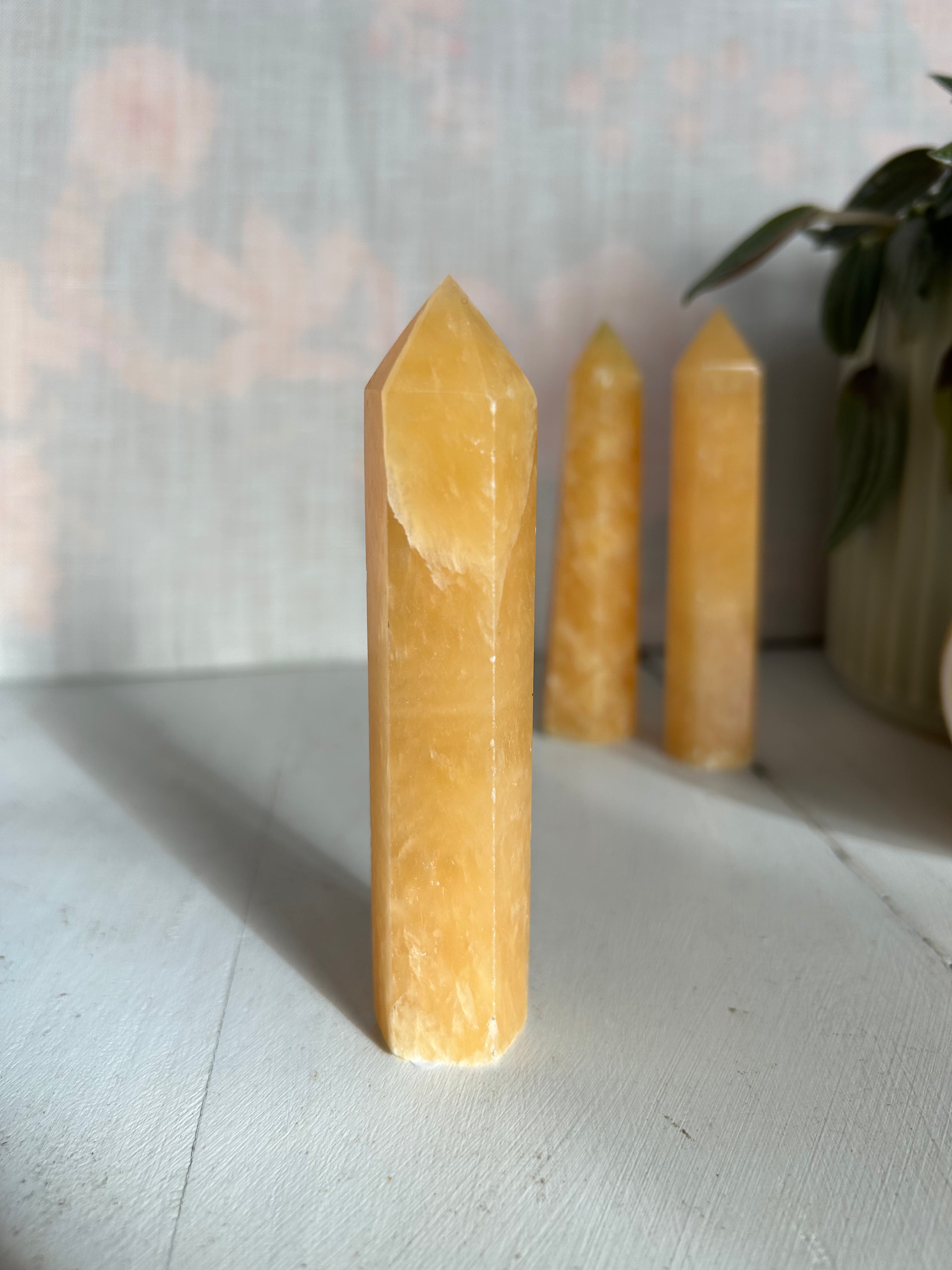 Orange Calcite Tower #2