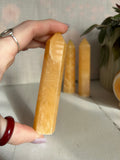 Orange Calcite Tower #2