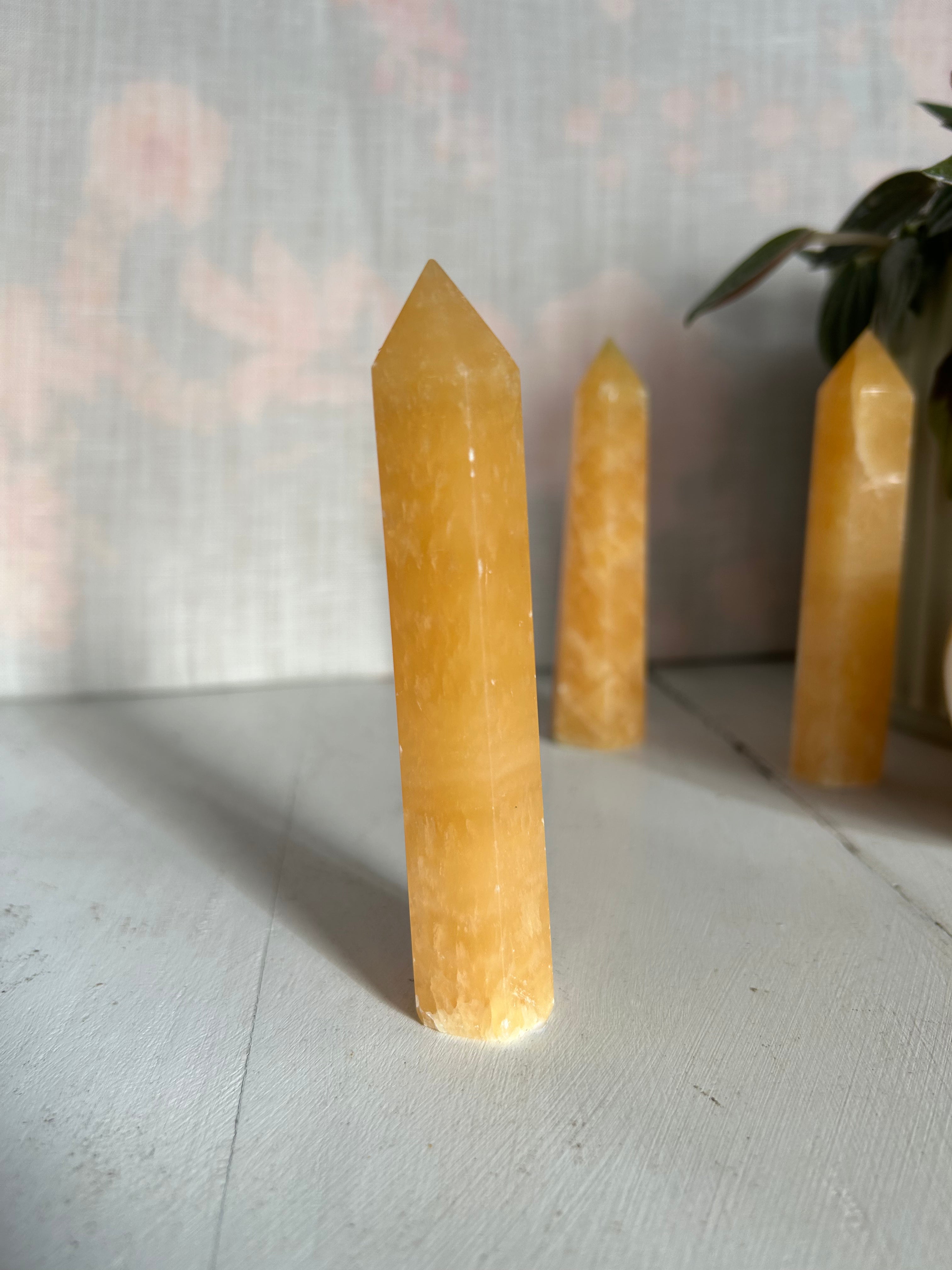 Orange Calcite Tower #3
