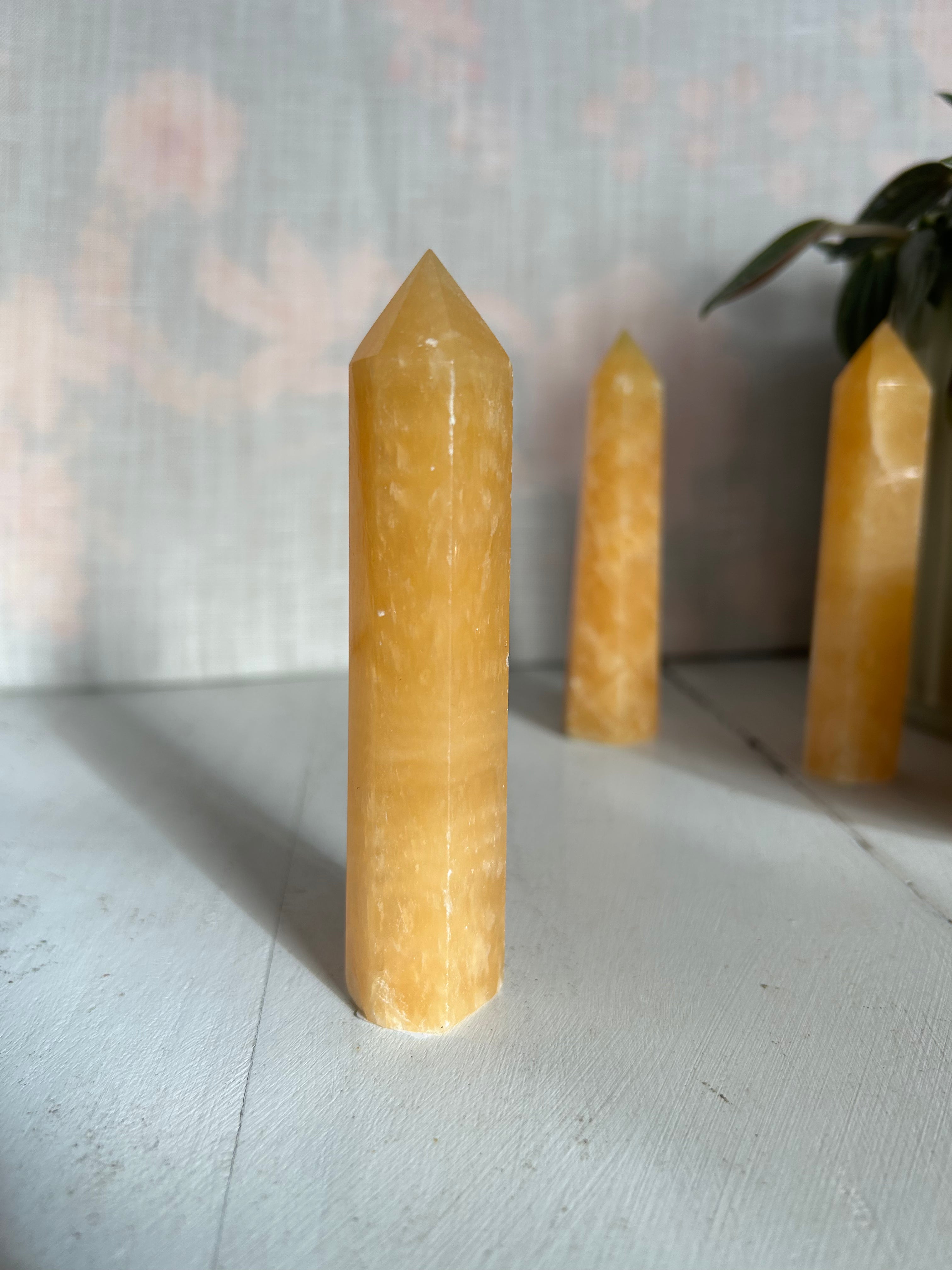 Orange Calcite Tower #3