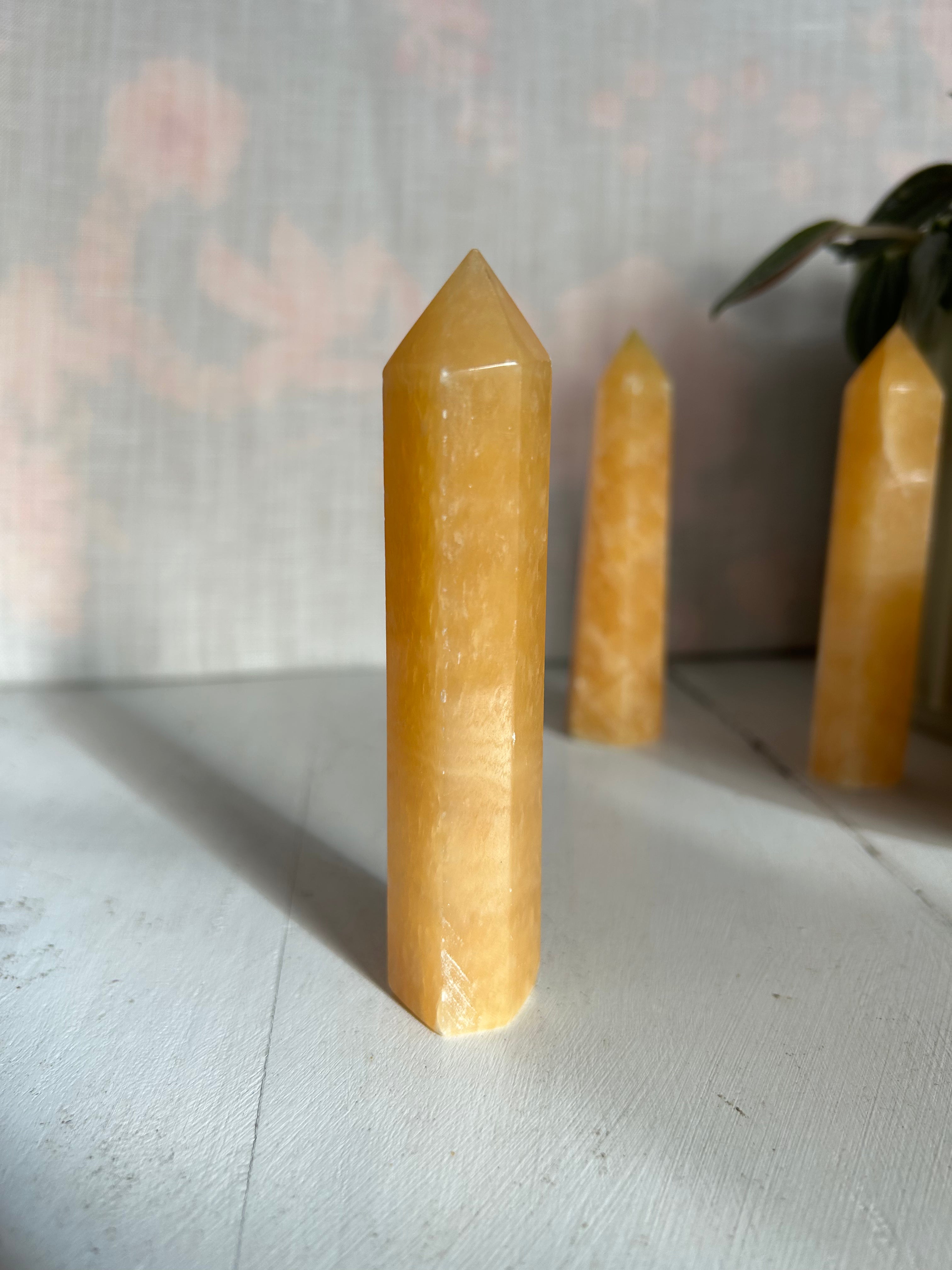 Orange Calcite Tower #3