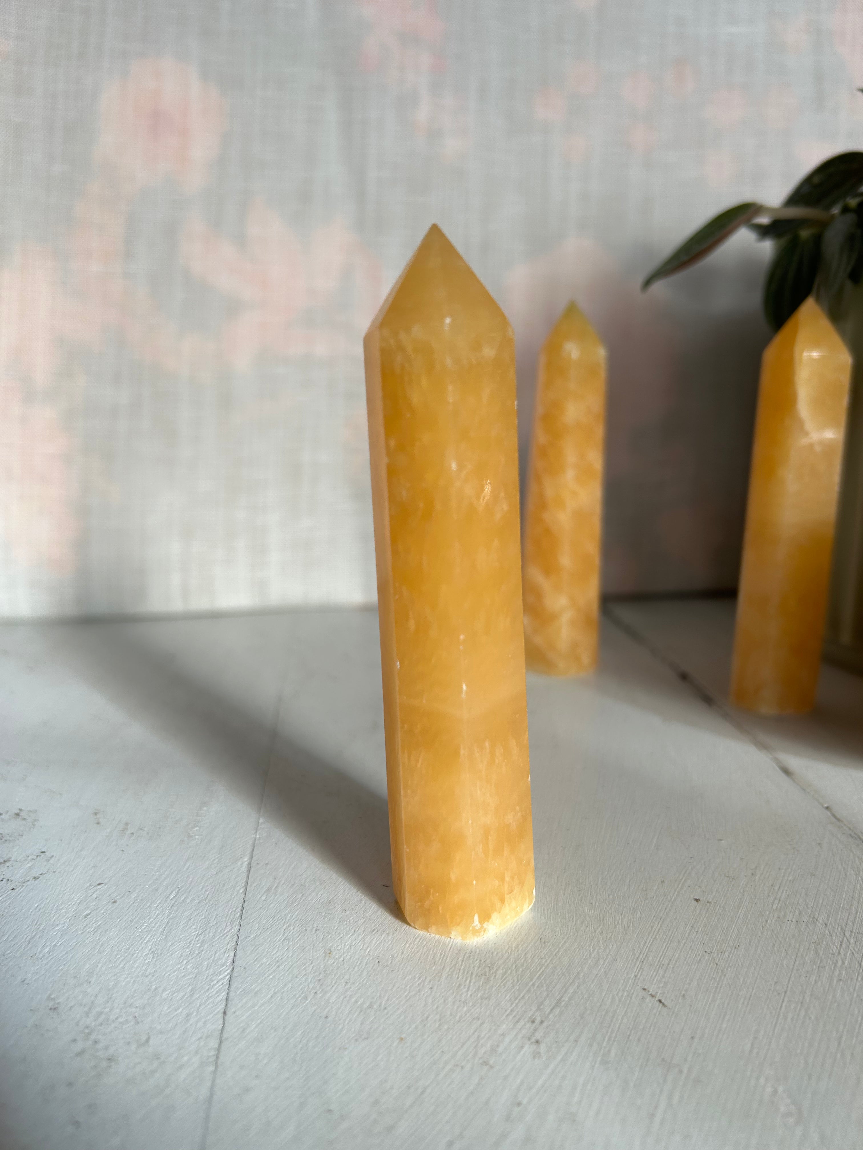 Orange Calcite Tower #3
