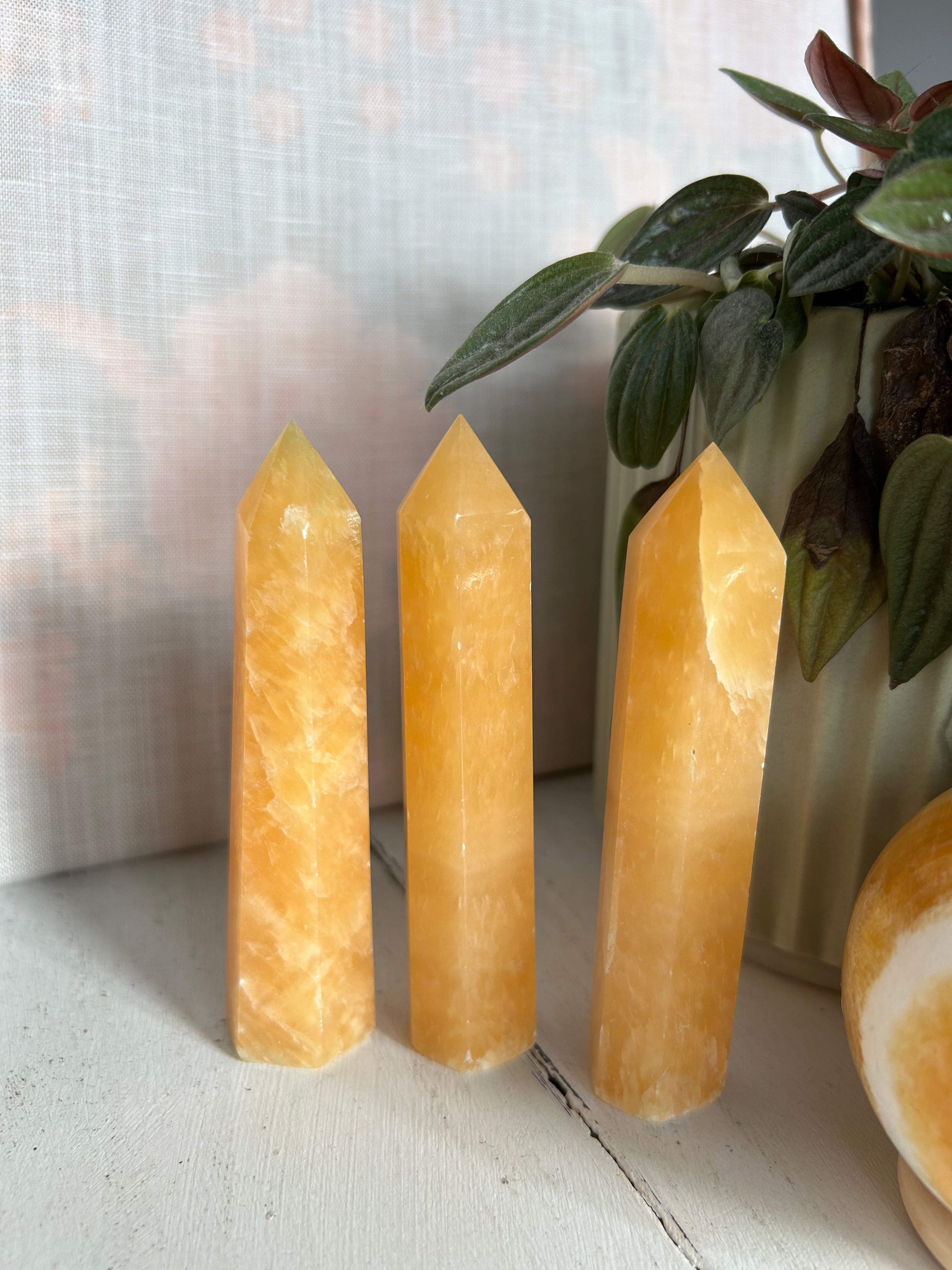 Orange Calcite Tower #3