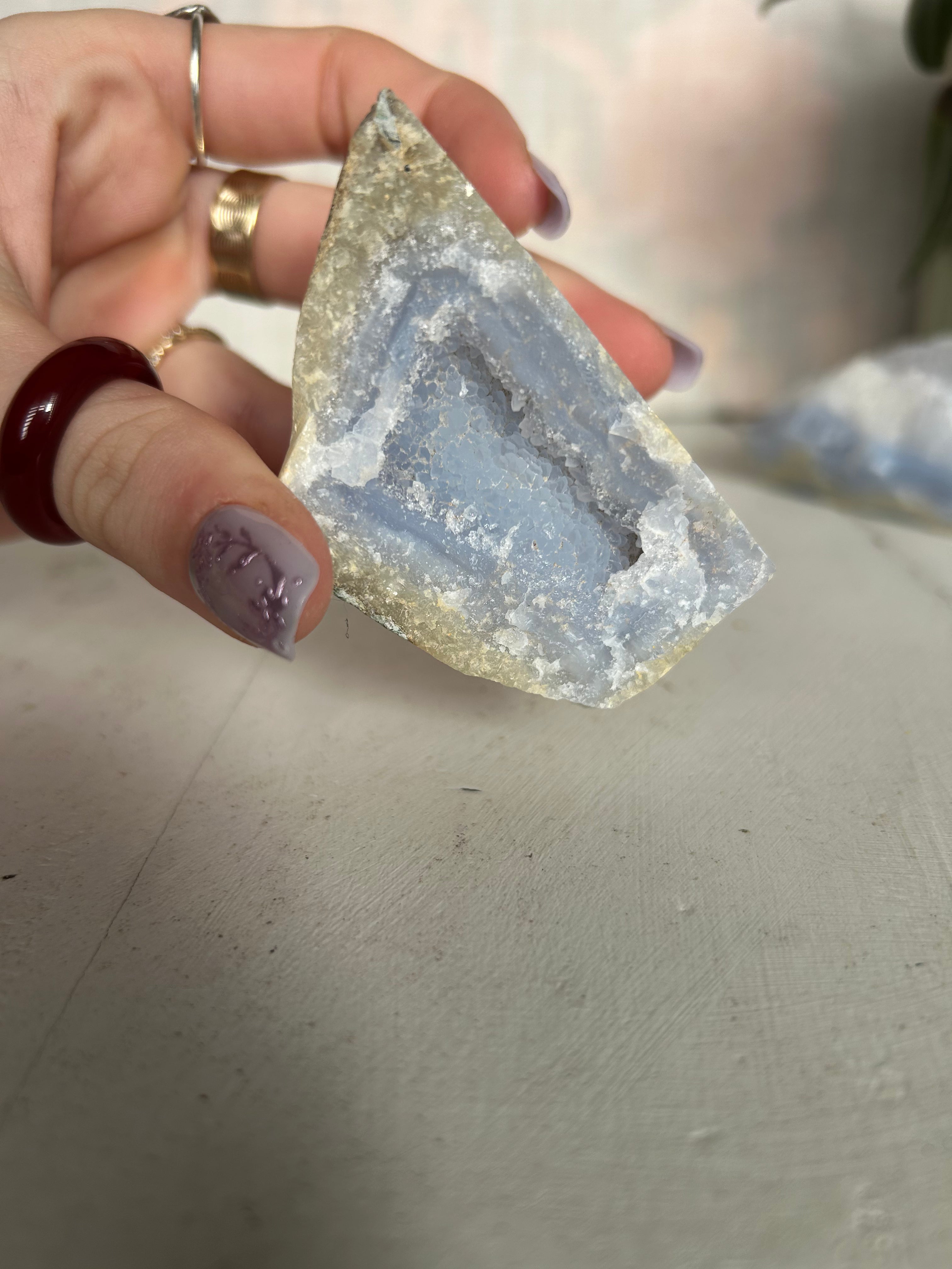 Blue Lace Agate Cluster #1