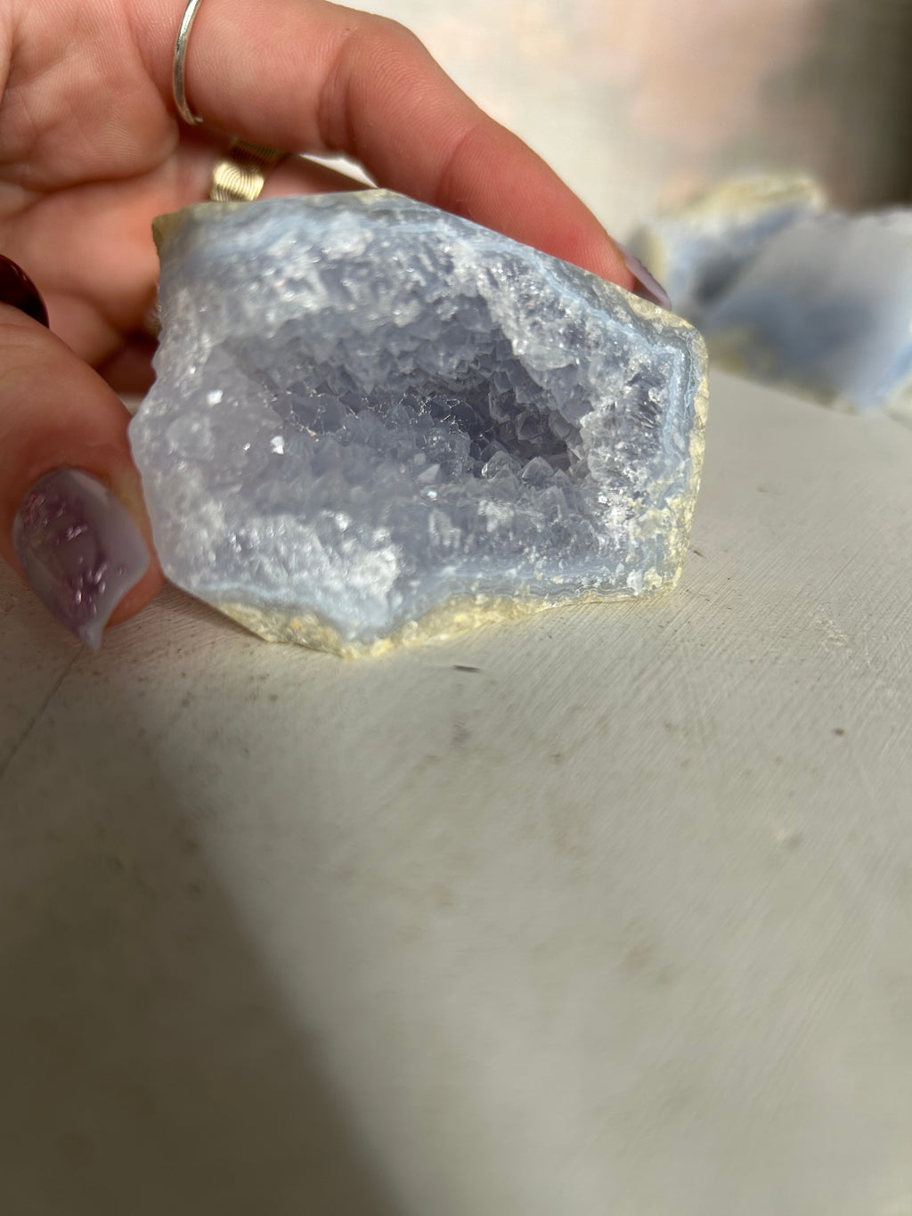 Blue Lace Agate Cluster #3