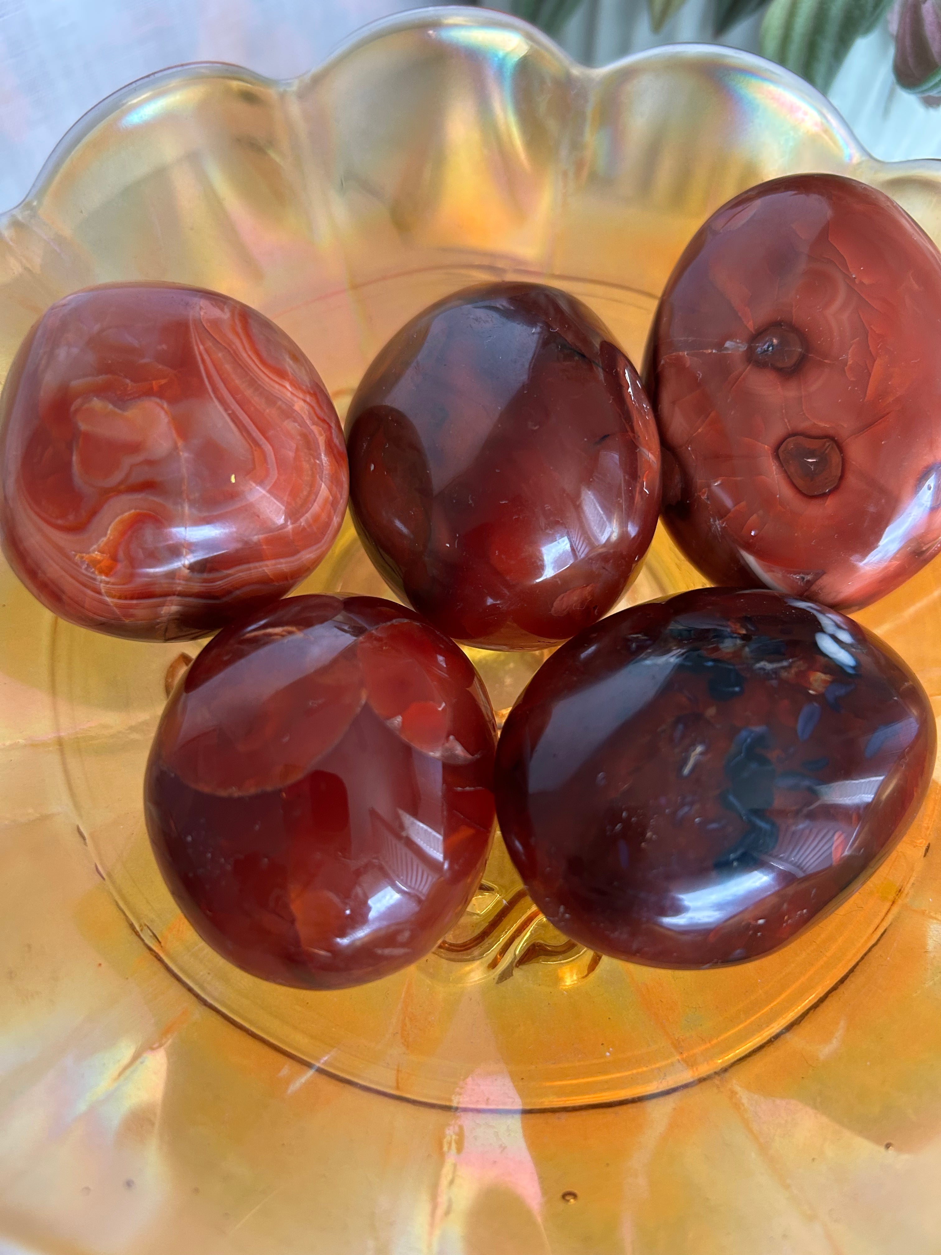 Carnelian Palmstone