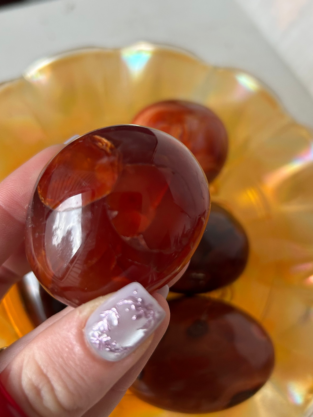 Carnelian Palmstone