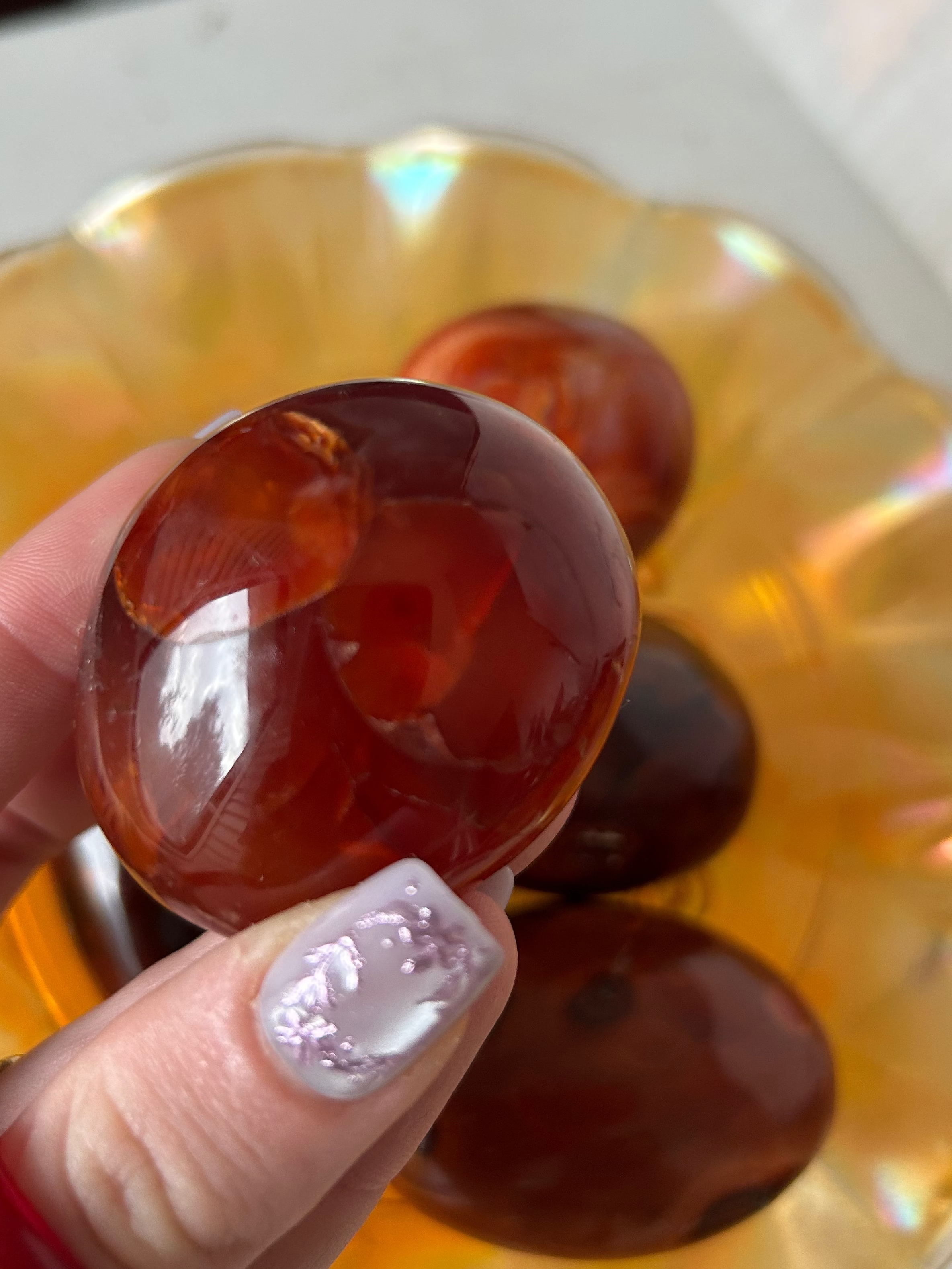 Carnelian Palmstone