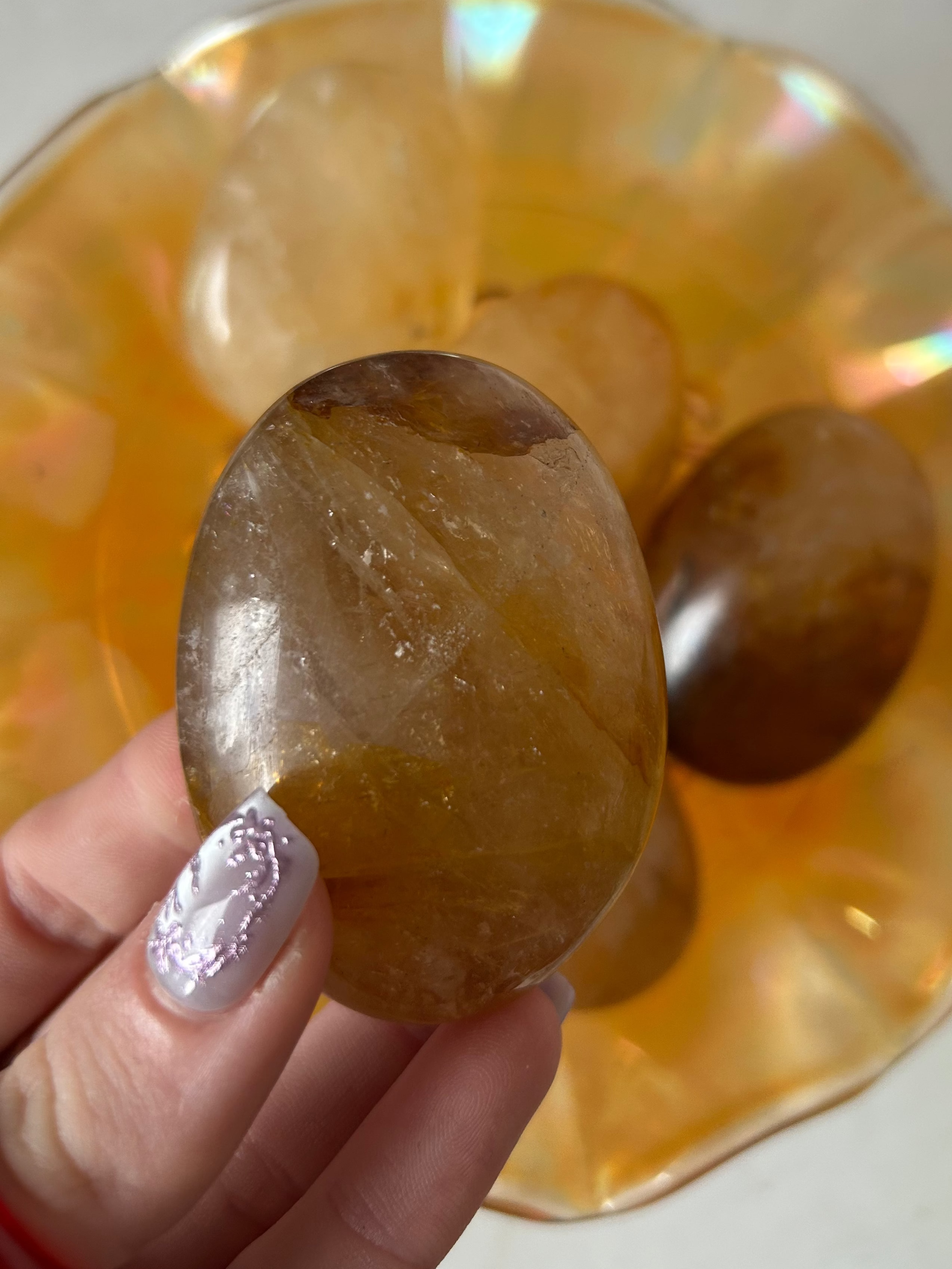Golden Healer Palmstone