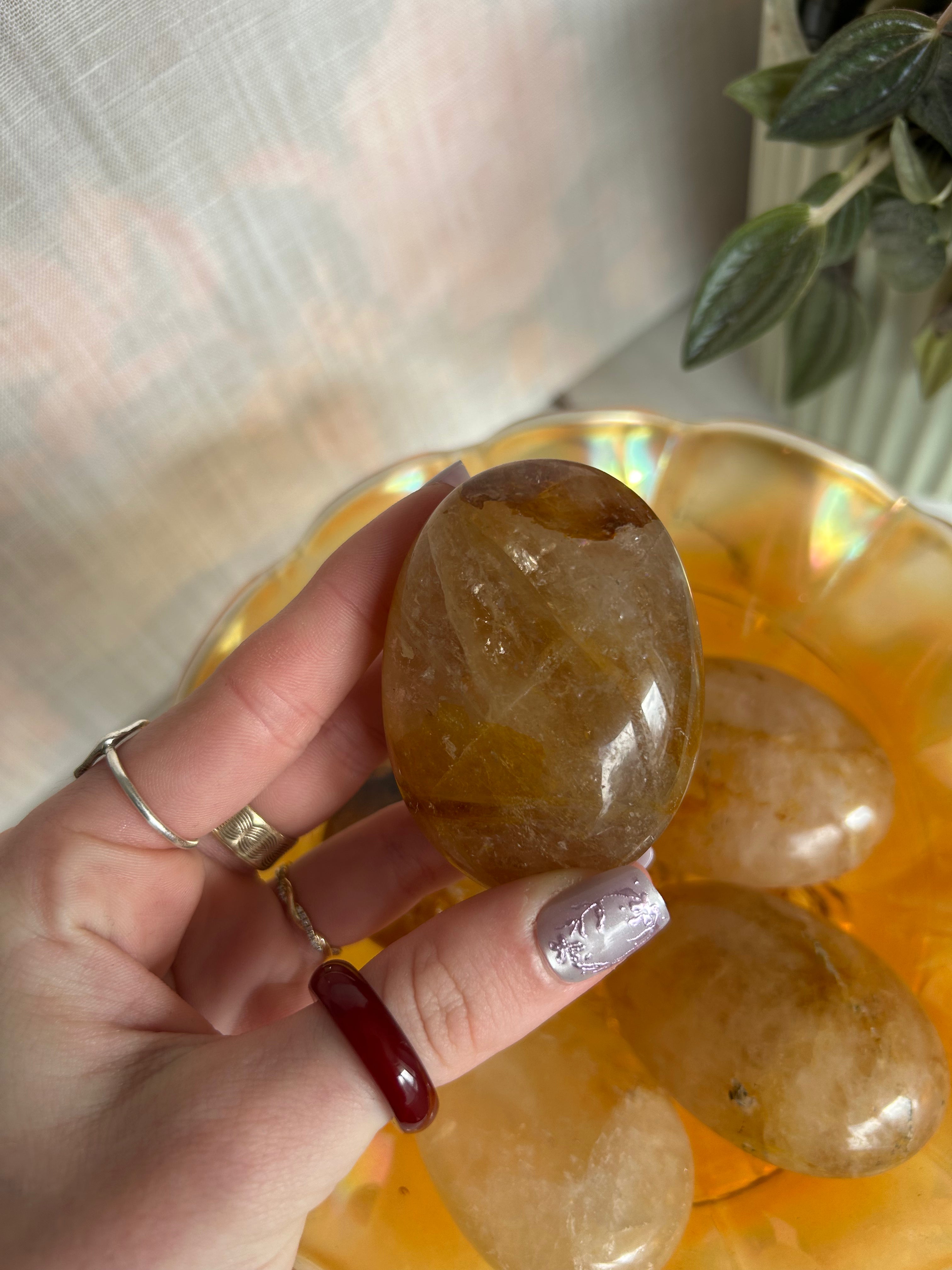 Golden Healer Palmstone
