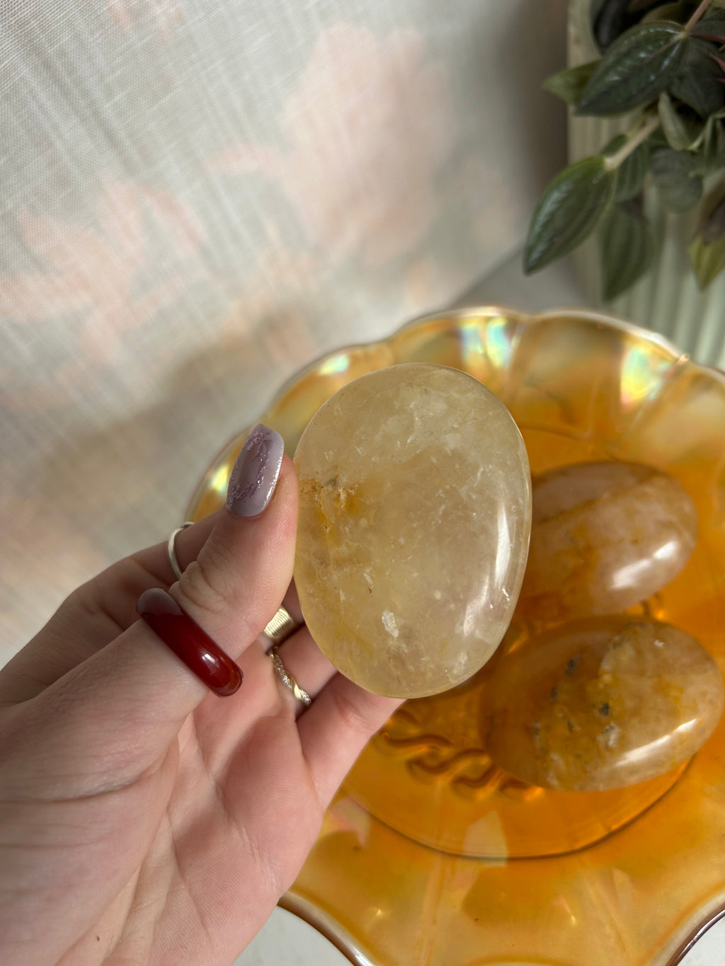 Golden Healer Palmstone