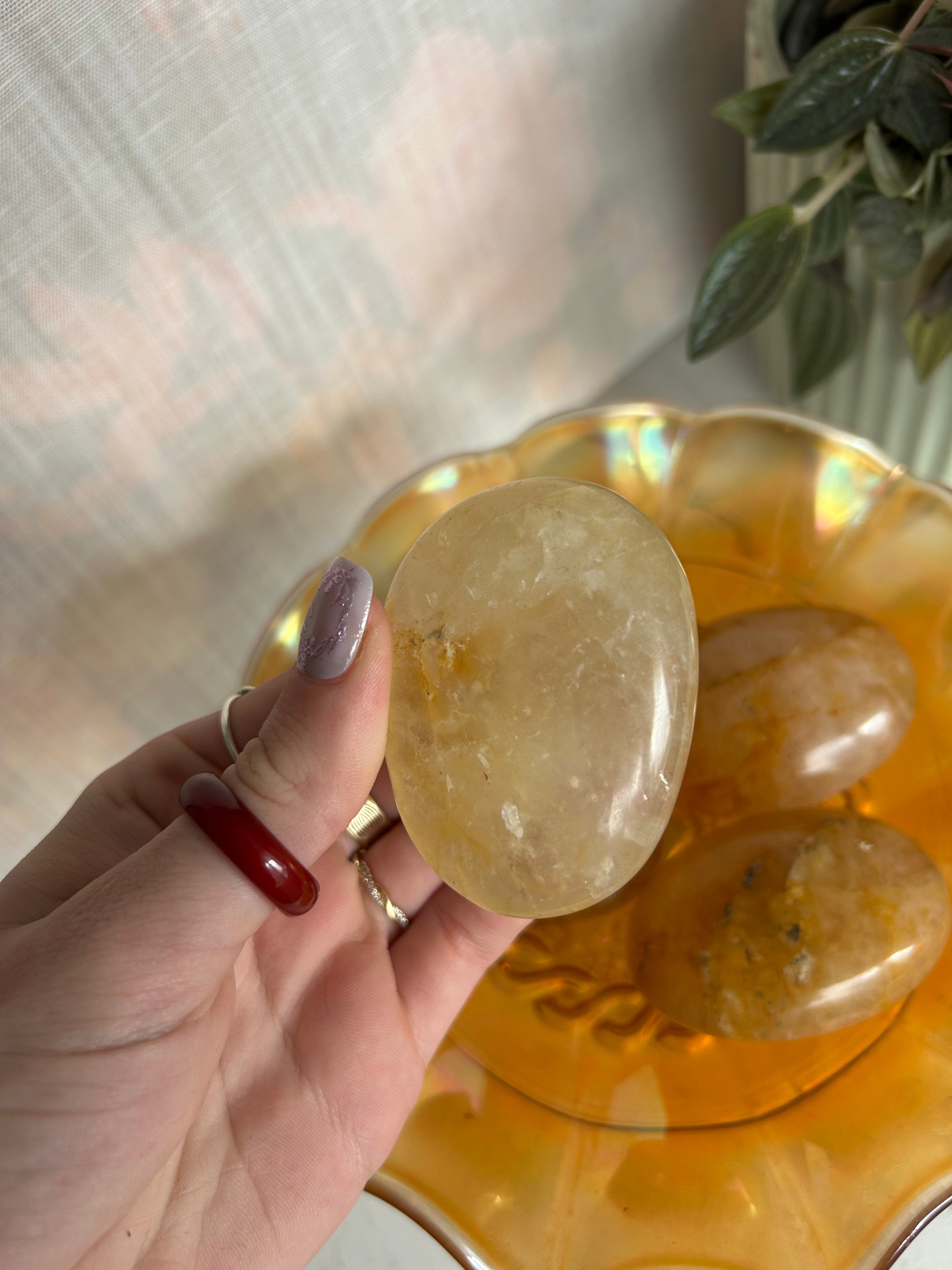 Golden Healer Palmstone