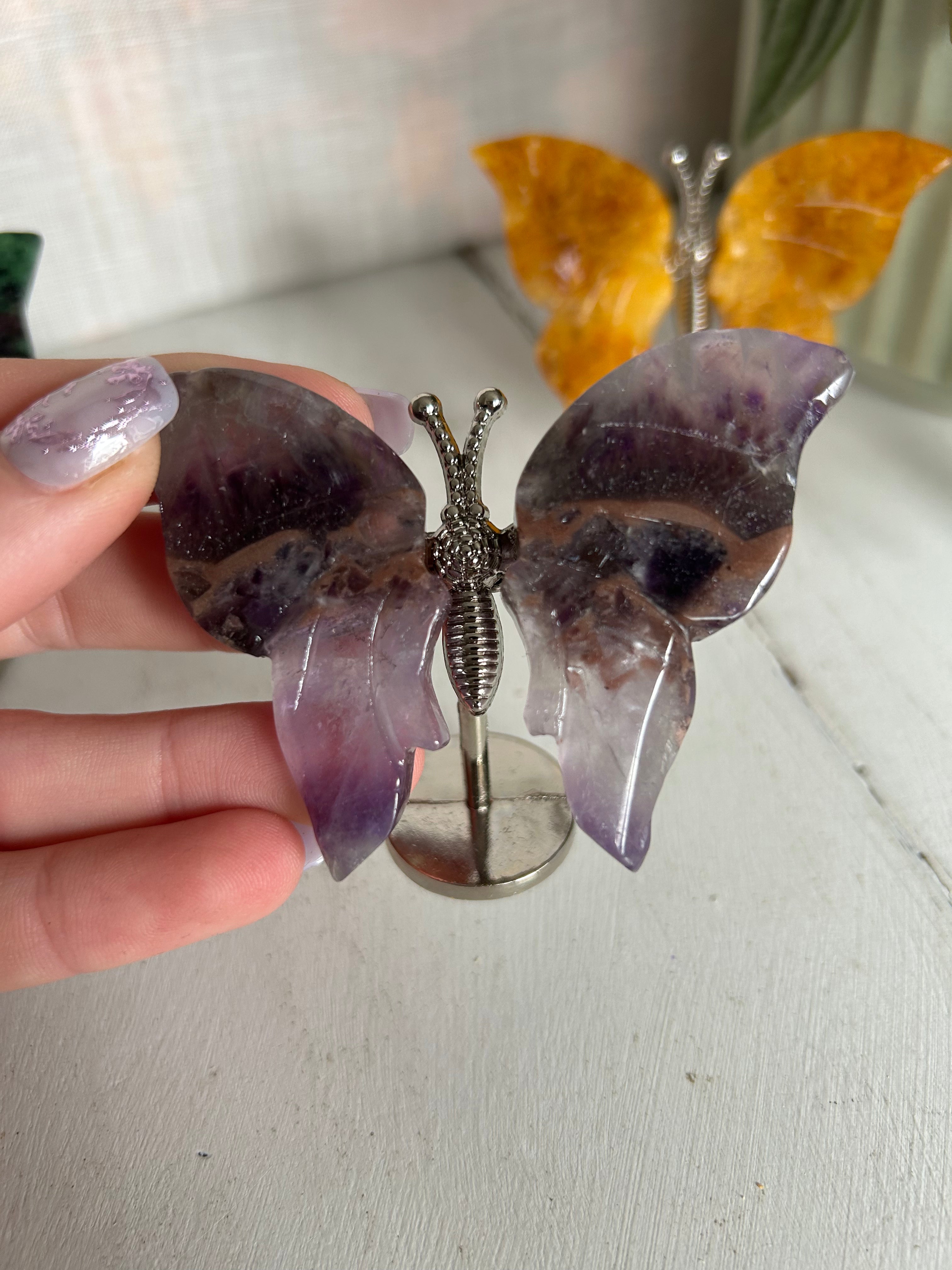 Butterfly Crystal Carving #1