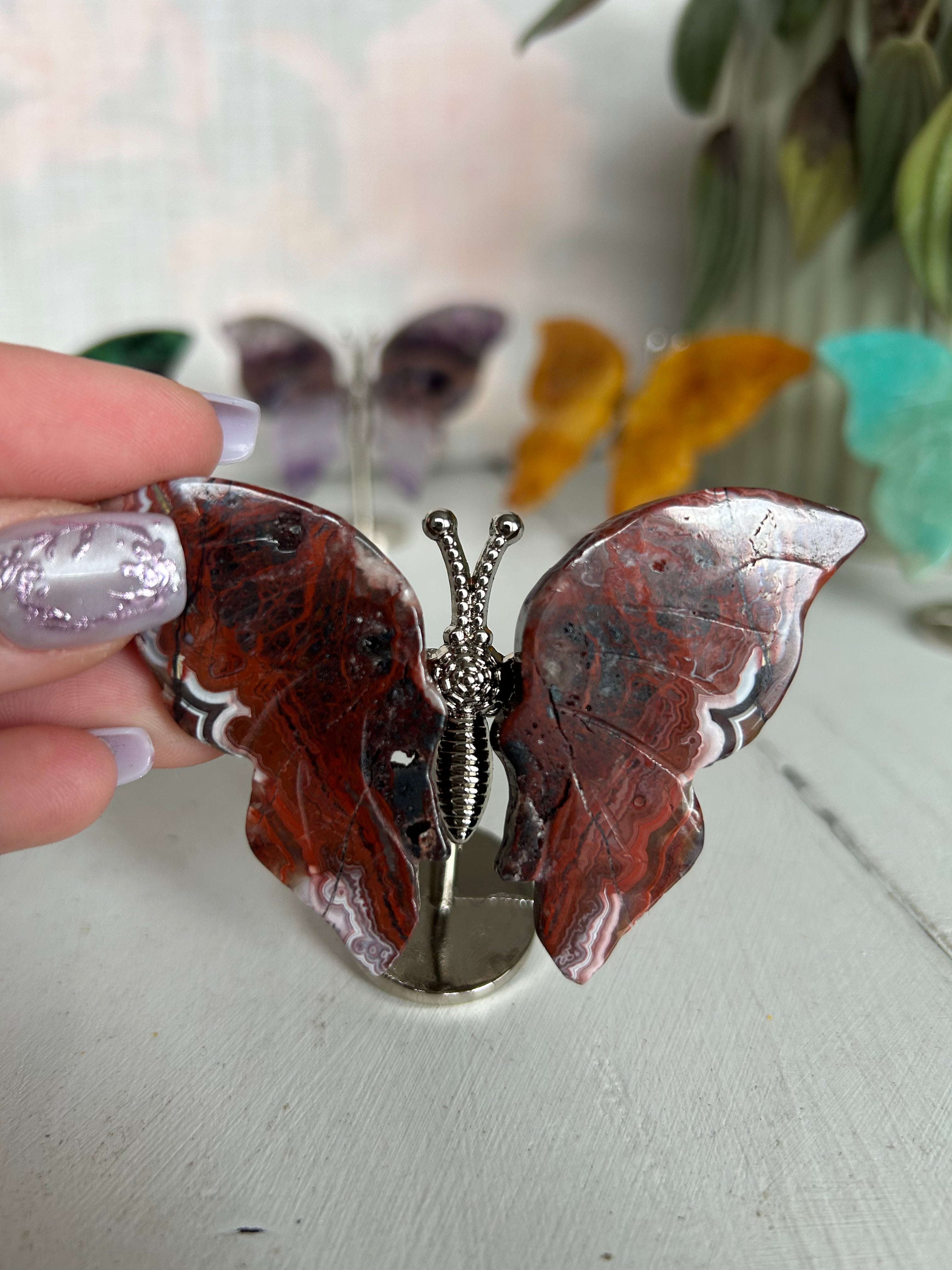 Butterfly Crystal Carving #2