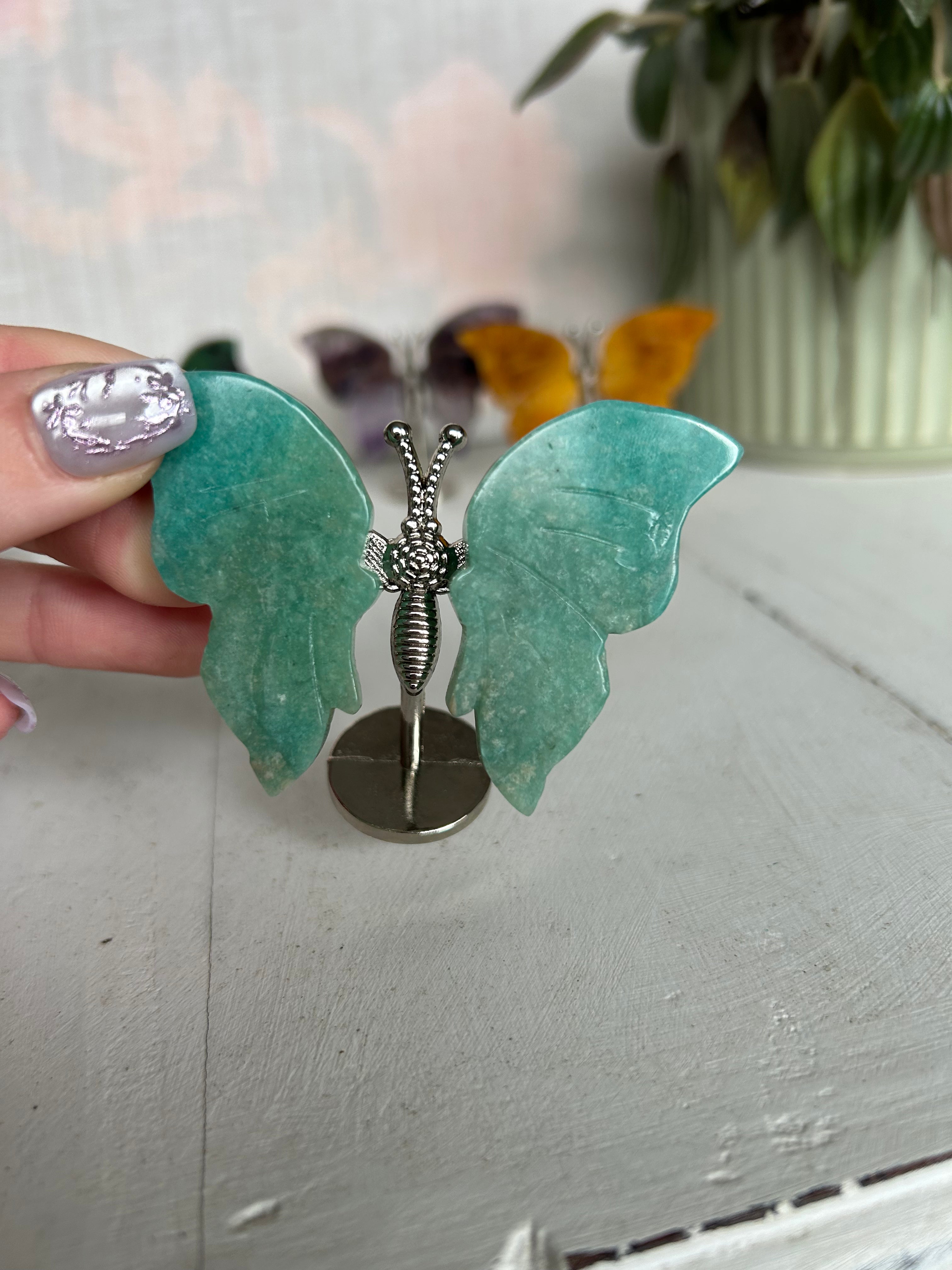 Butterfly Crystal Carving #4