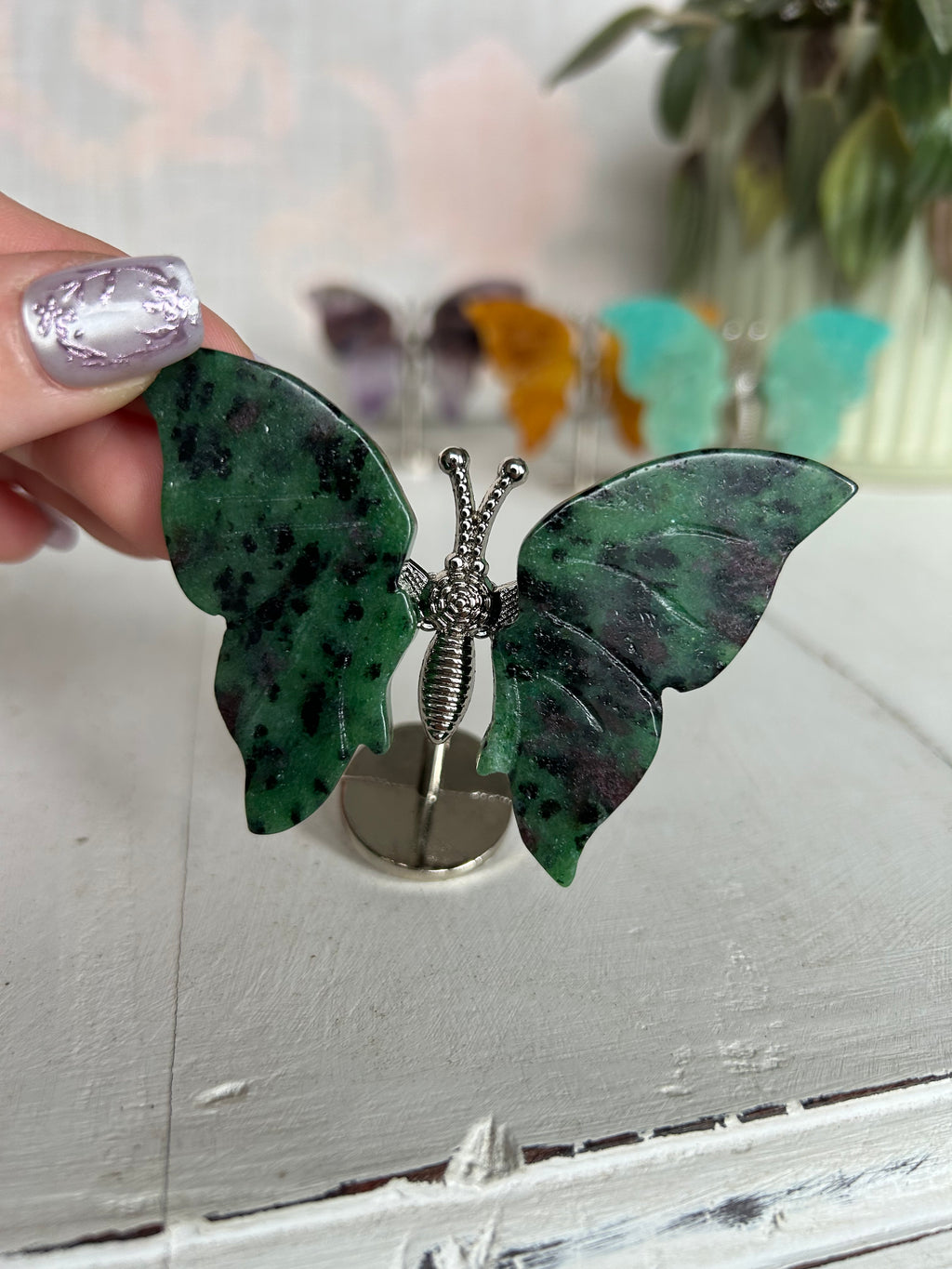 Butterfly Crystal Carving #5