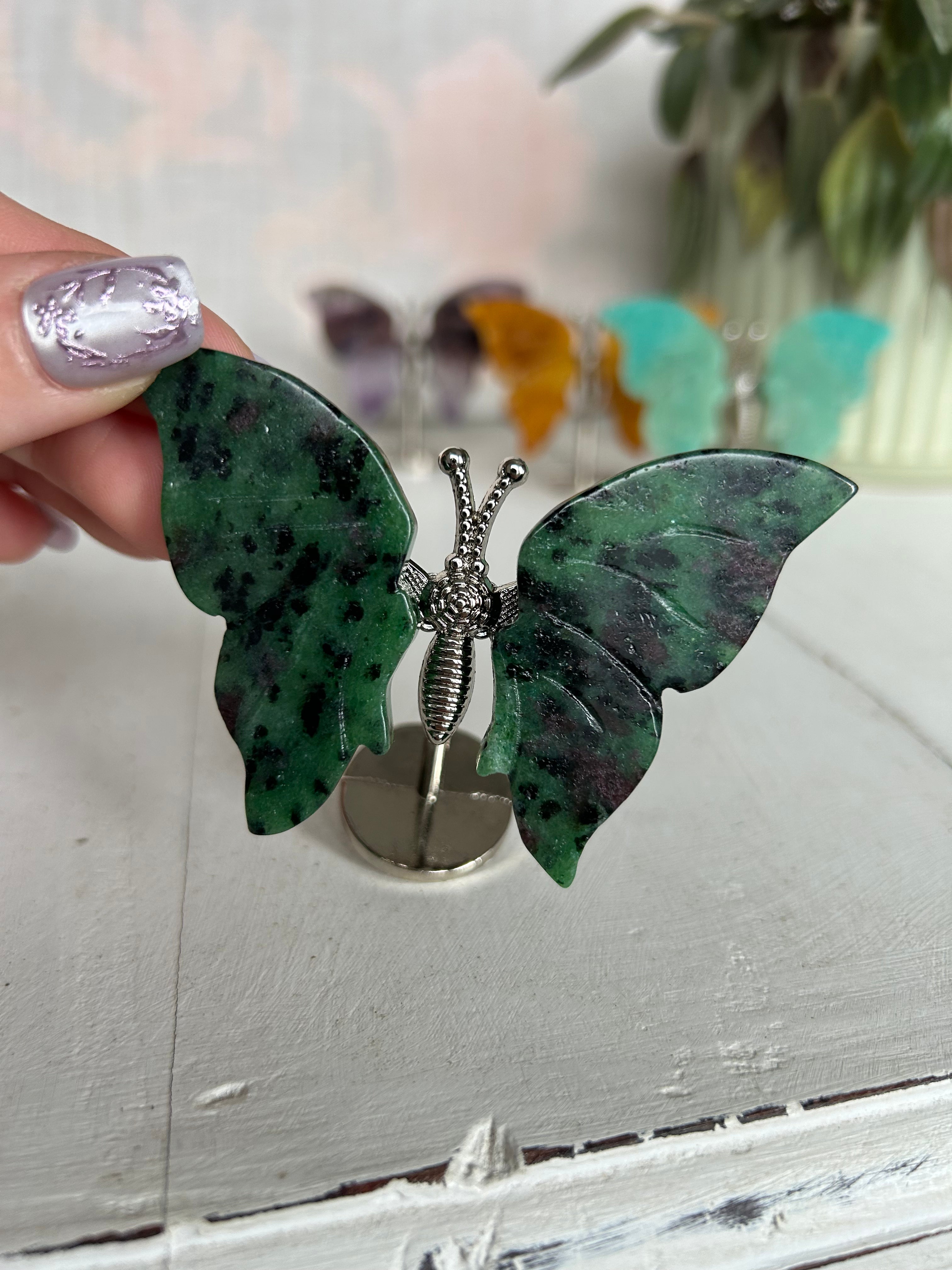 Butterfly Crystal Carving #5