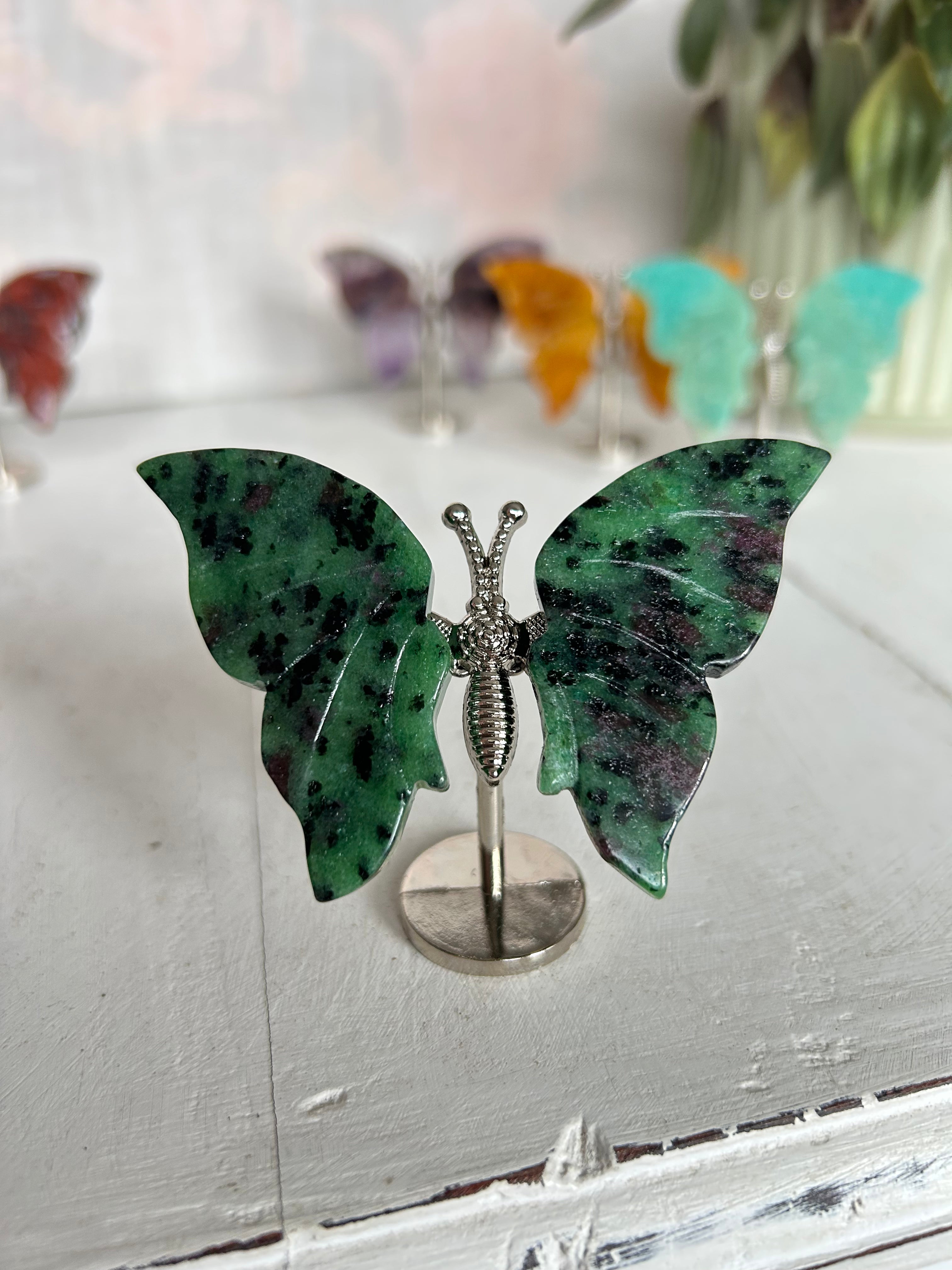 Butterfly Crystal Carving #5