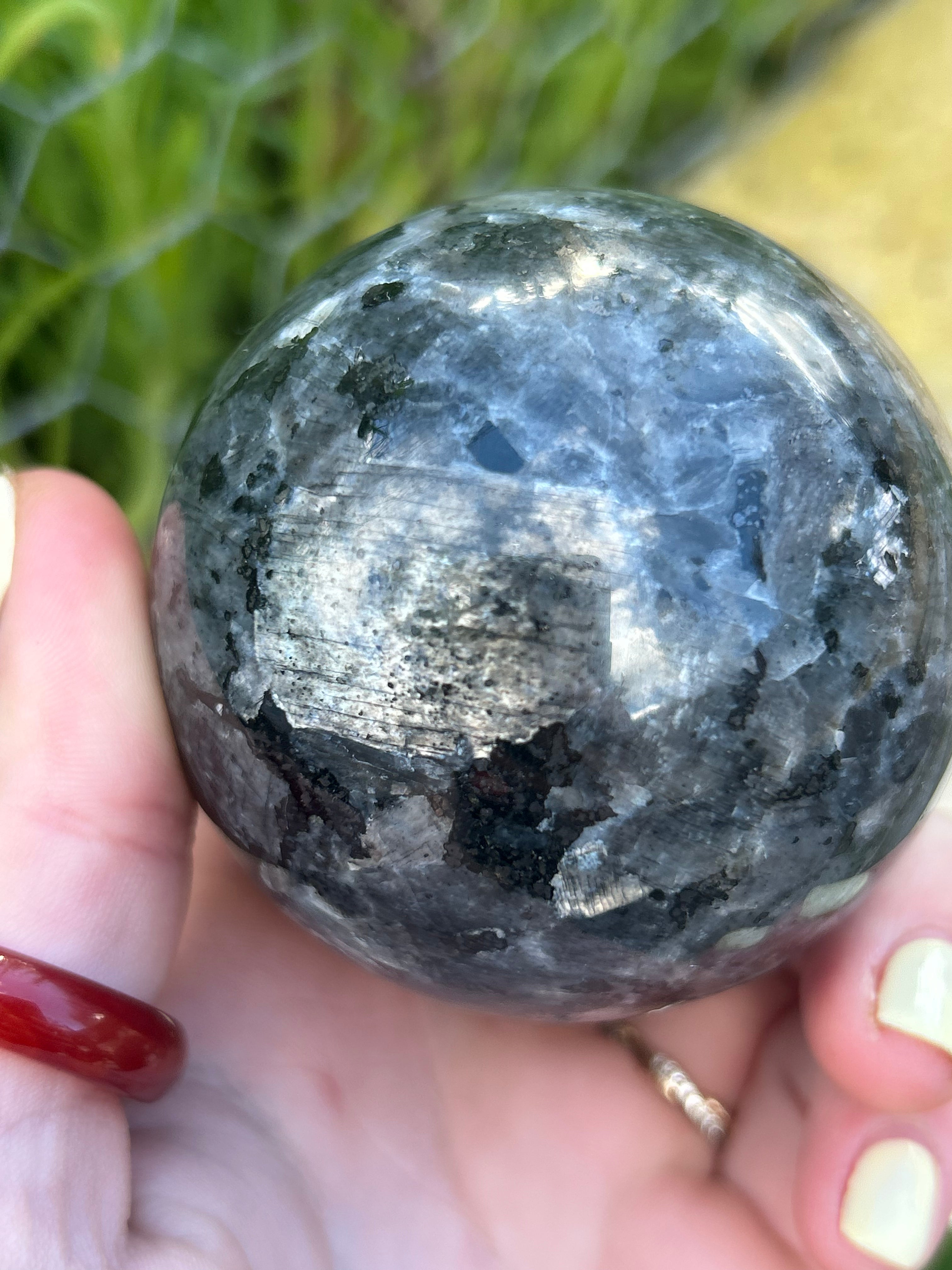 Larvikite Sphere