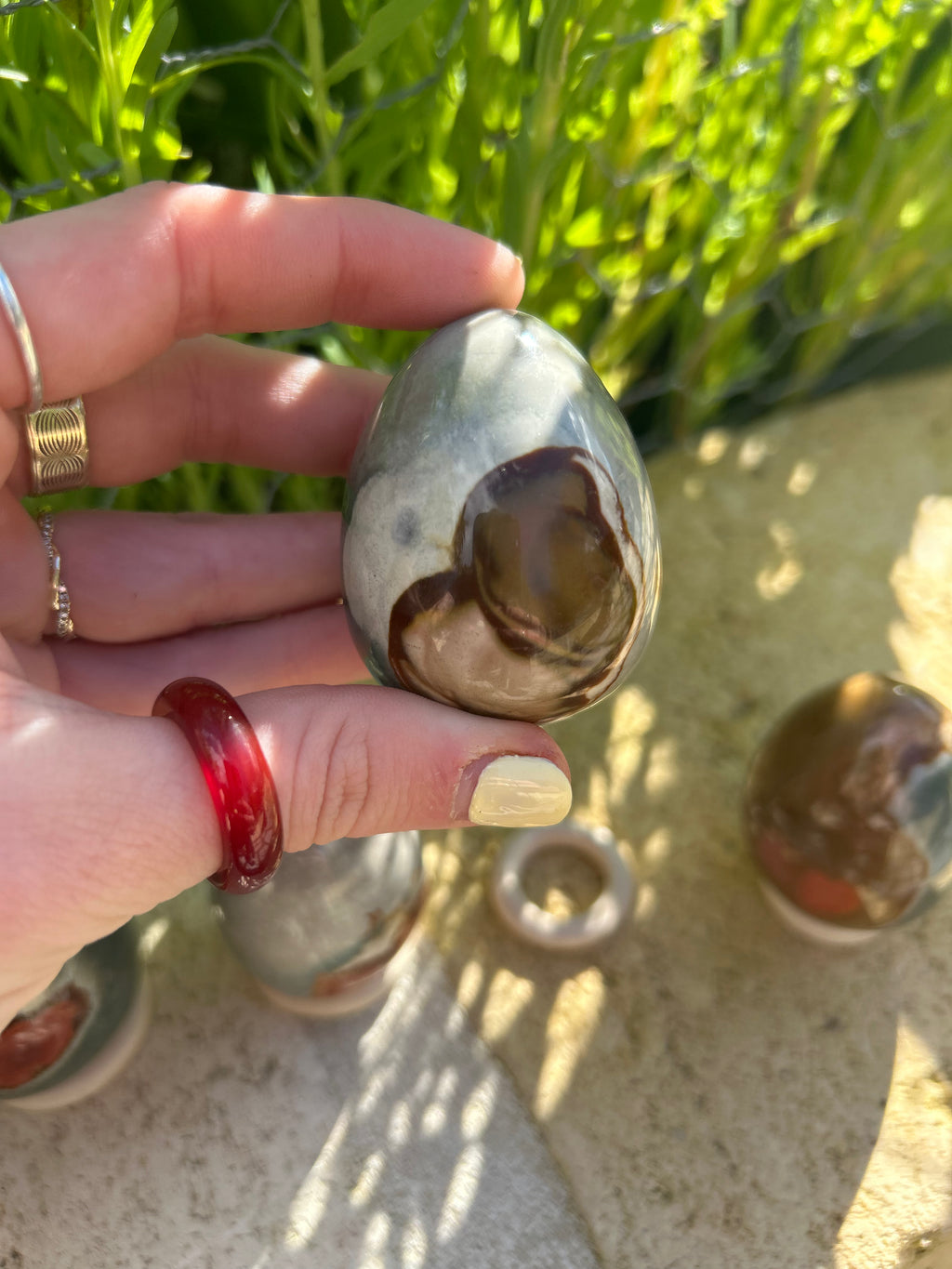 Polychrome Jasper Egg #4