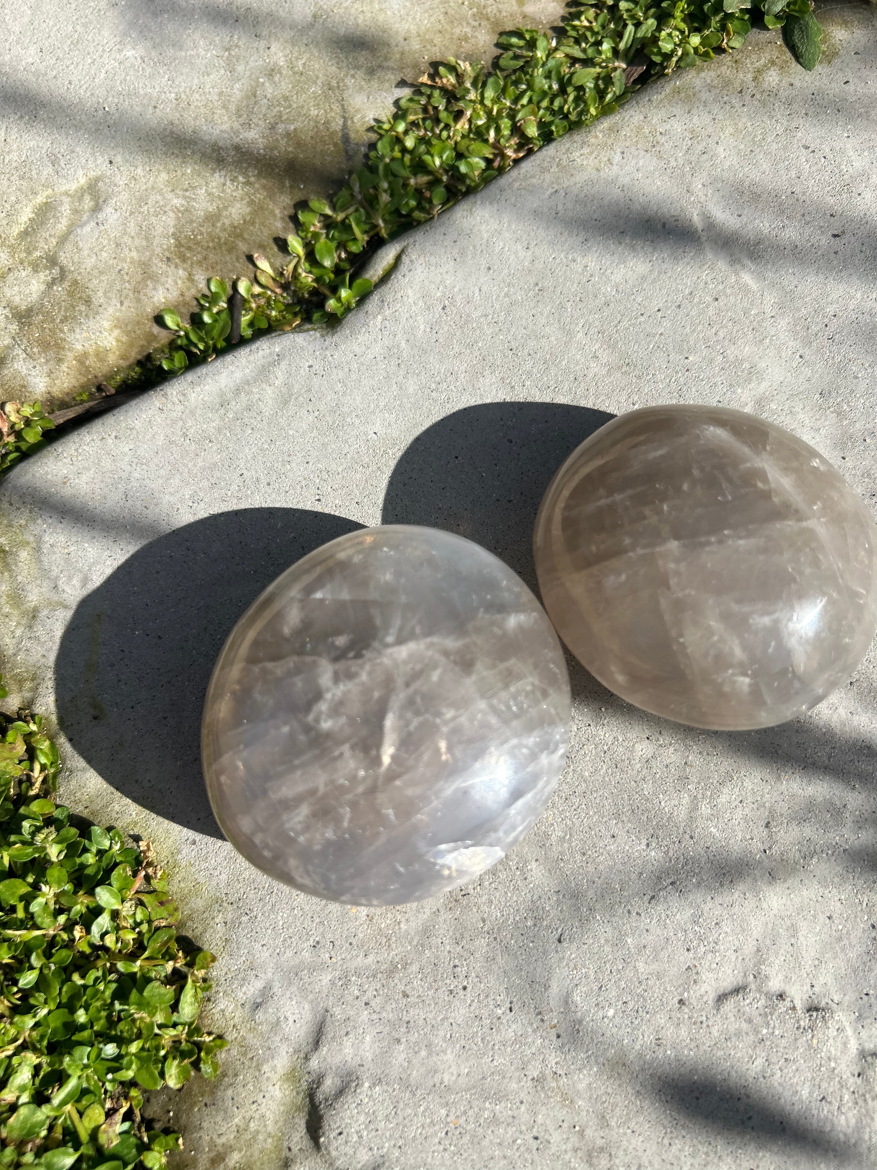 Blue Rose Quartz Palmstone