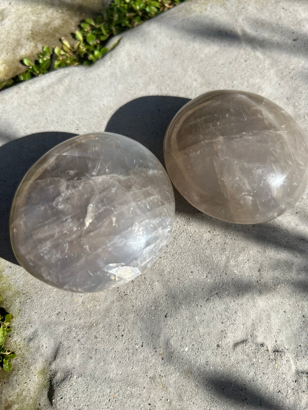 Blue Rose Quartz Palmstone