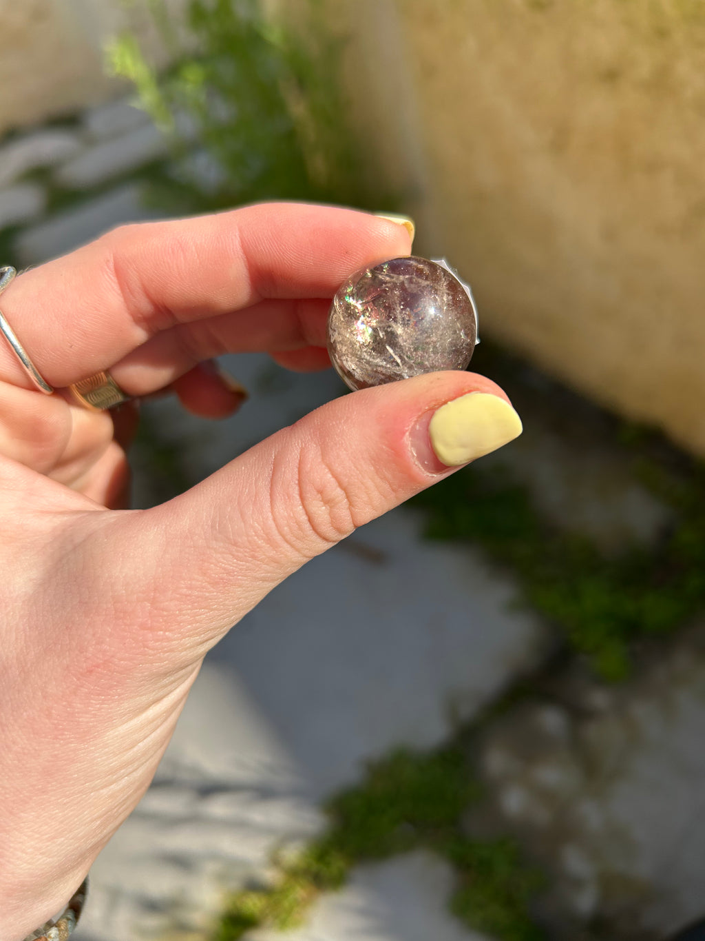 Rainbow Smoky Quartz Sphere #1
