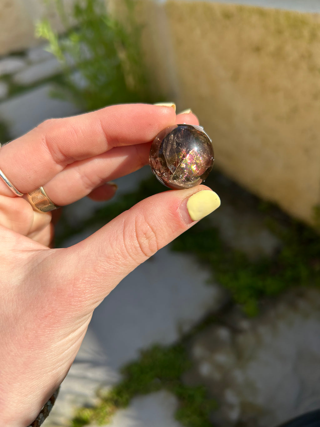 Rainbow Smoky Quartz Sphere #2