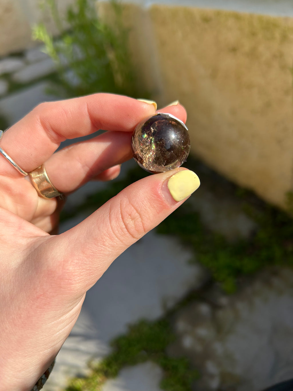 Rainbow Smoky Quartz Sphere #2