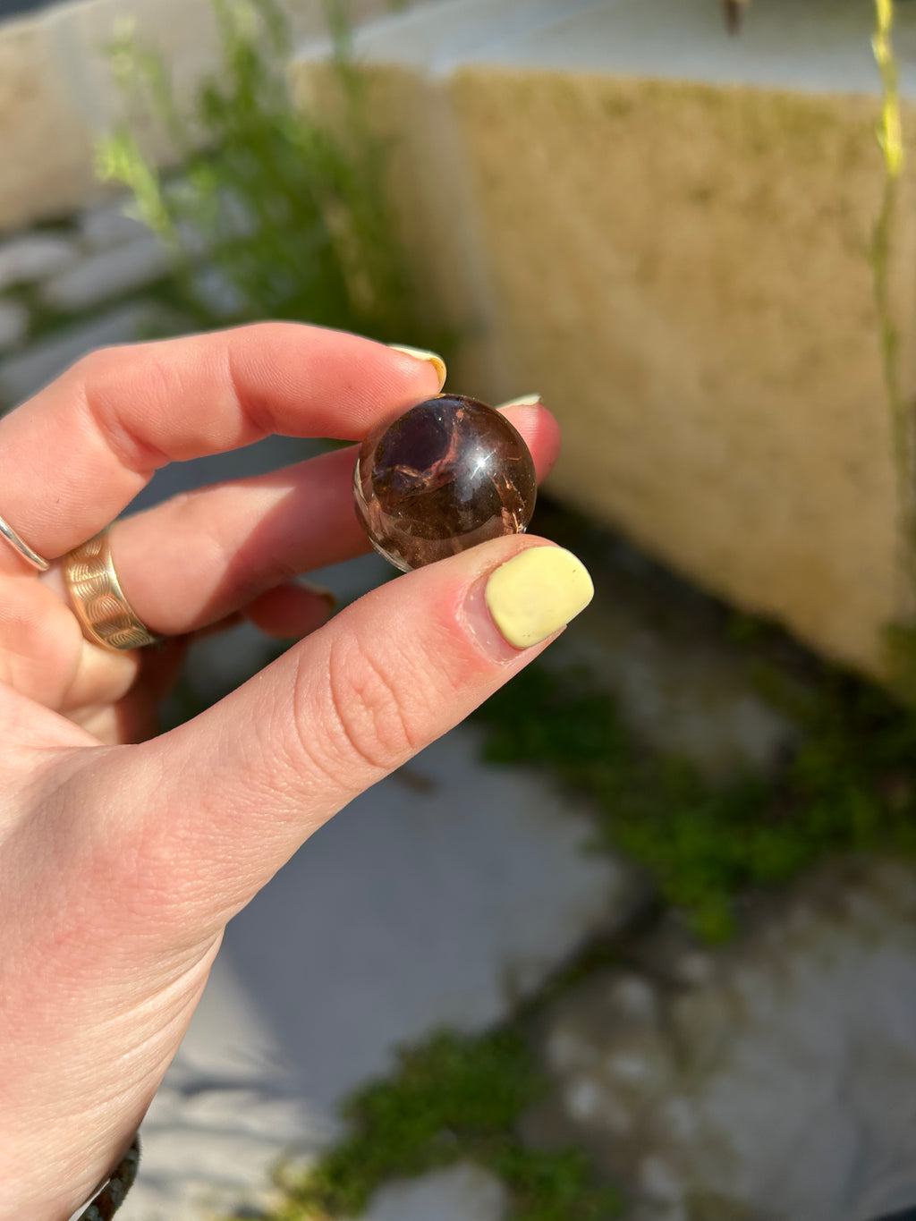 Rainbow Smoky Quartz Sphere #2