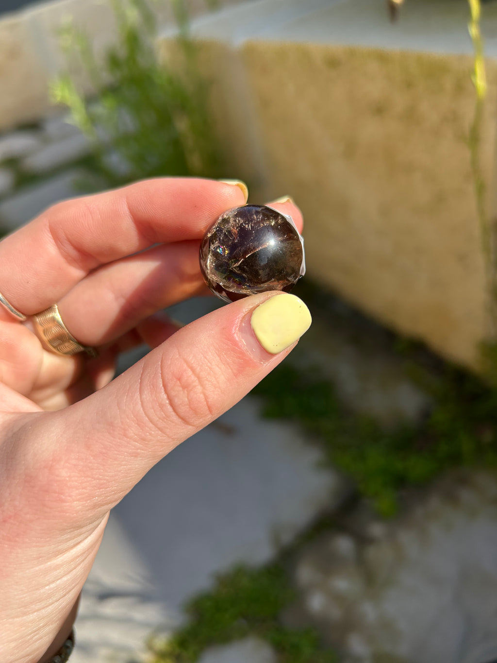 Rainbow Smoky Quartz Sphere #2