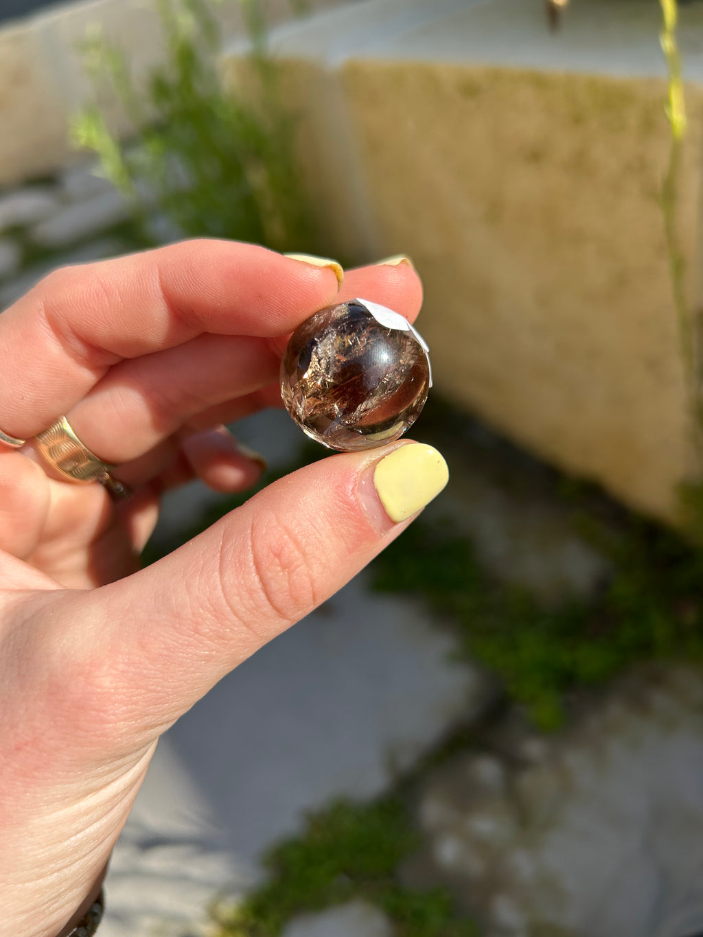Rainbow Smoky Quartz Sphere #2