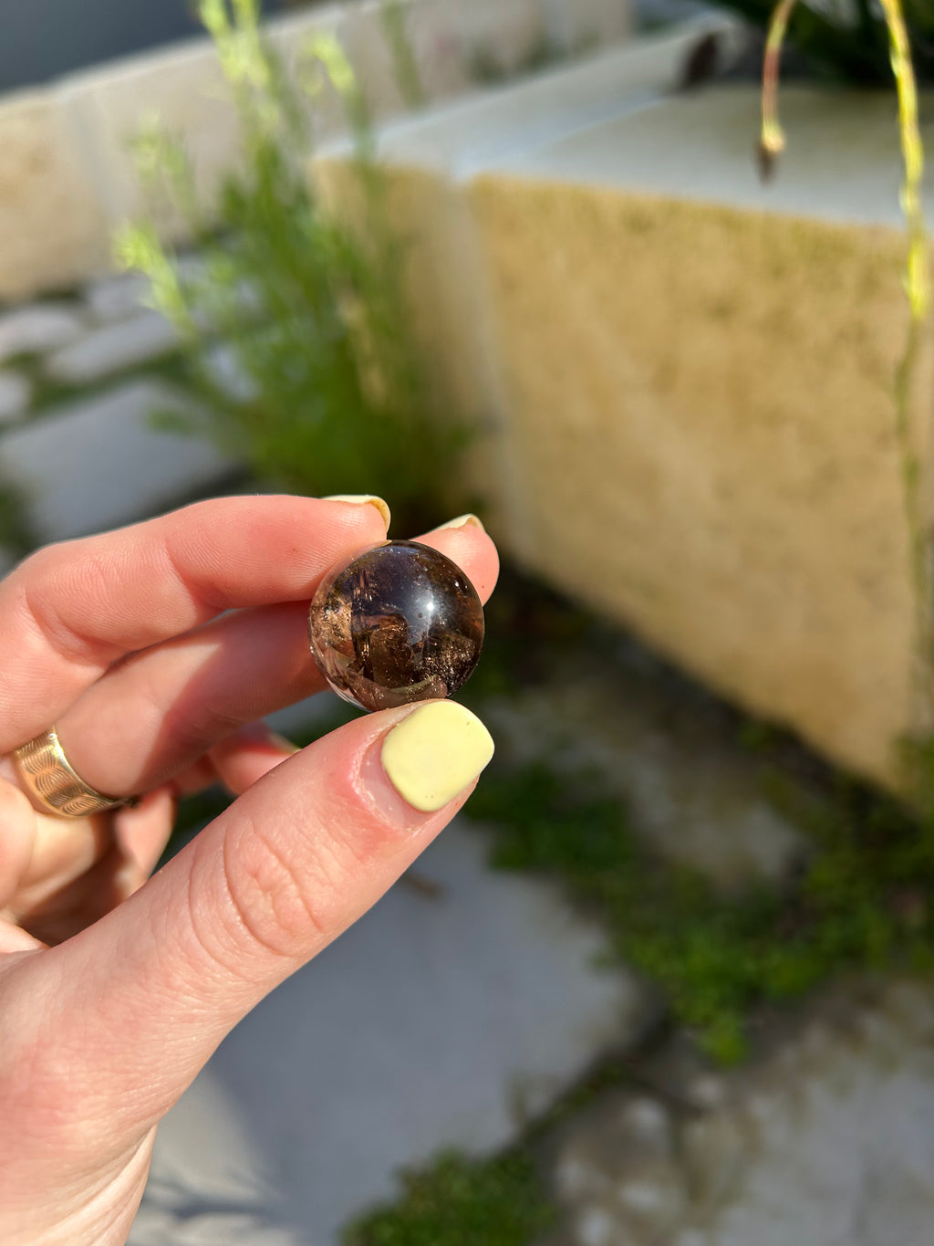 Rainbow Smoky Quartz Sphere #2
