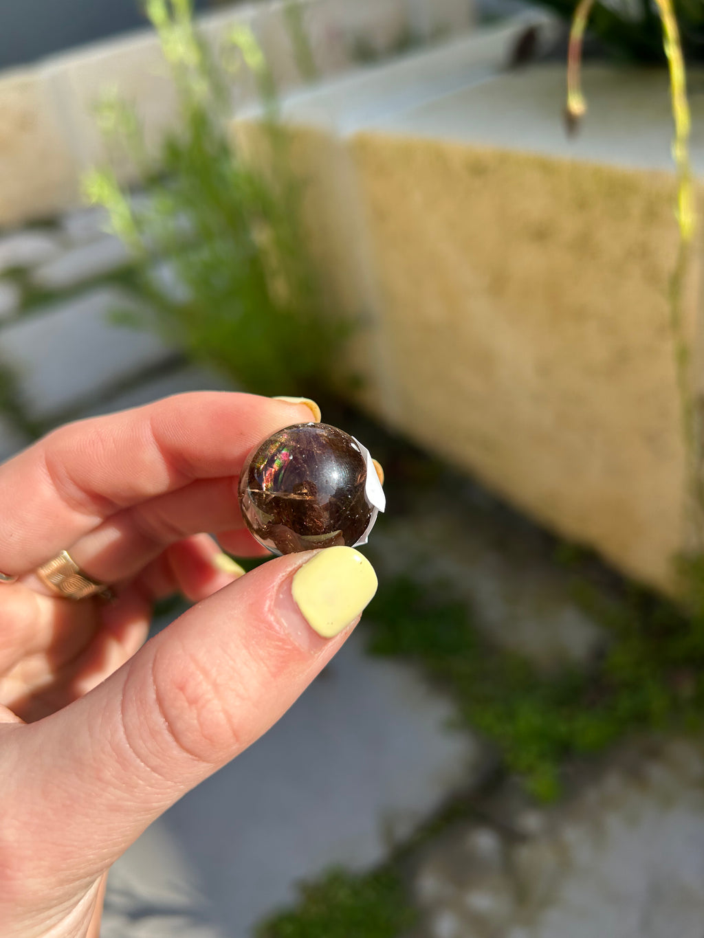 Rainbow Smoky Quartz Sphere #2