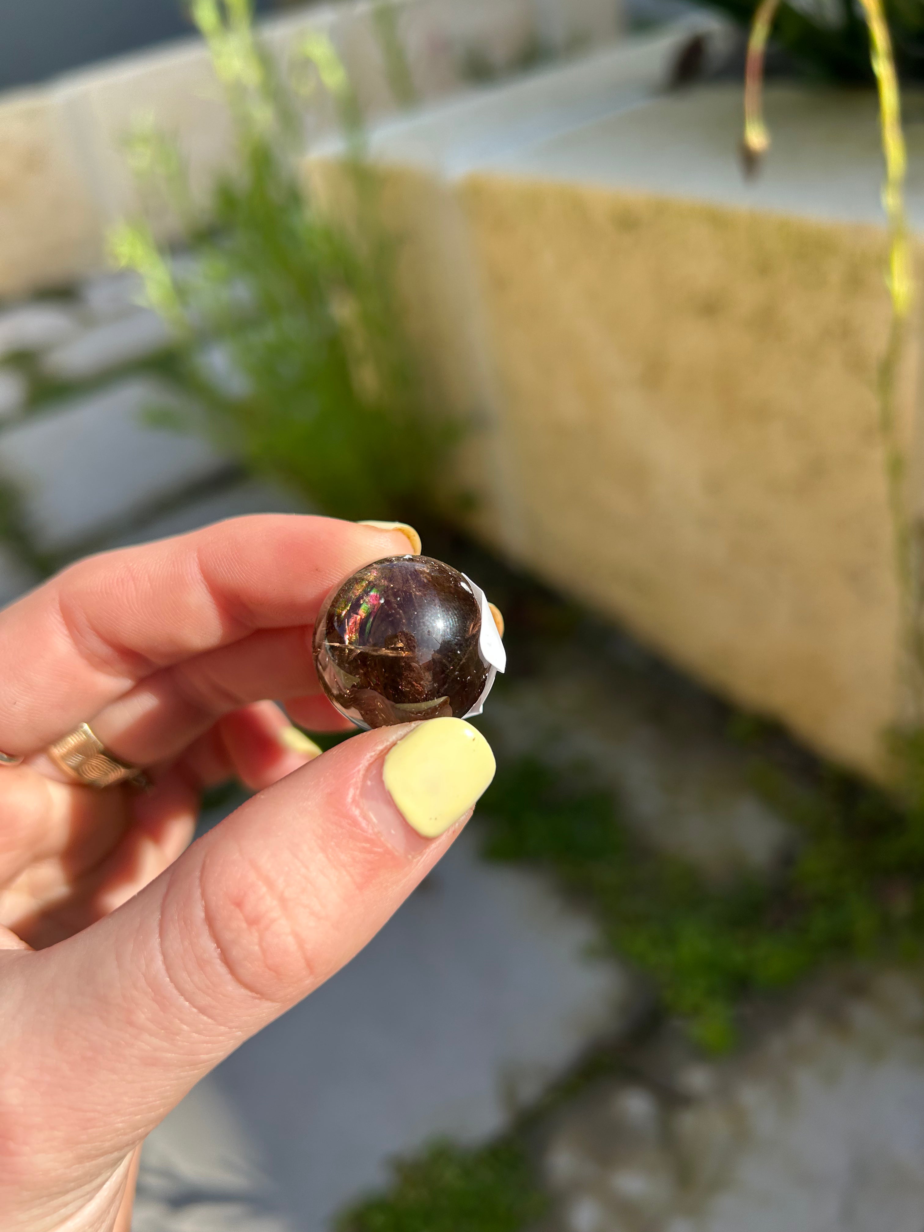 Rainbow Smoky Quartz Sphere #2